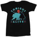 Tonight Alive Mens T-Shirt - Big Blue Bear In the Woods Word Logo Hoodie, Sweatshirt | CiraTrend.com