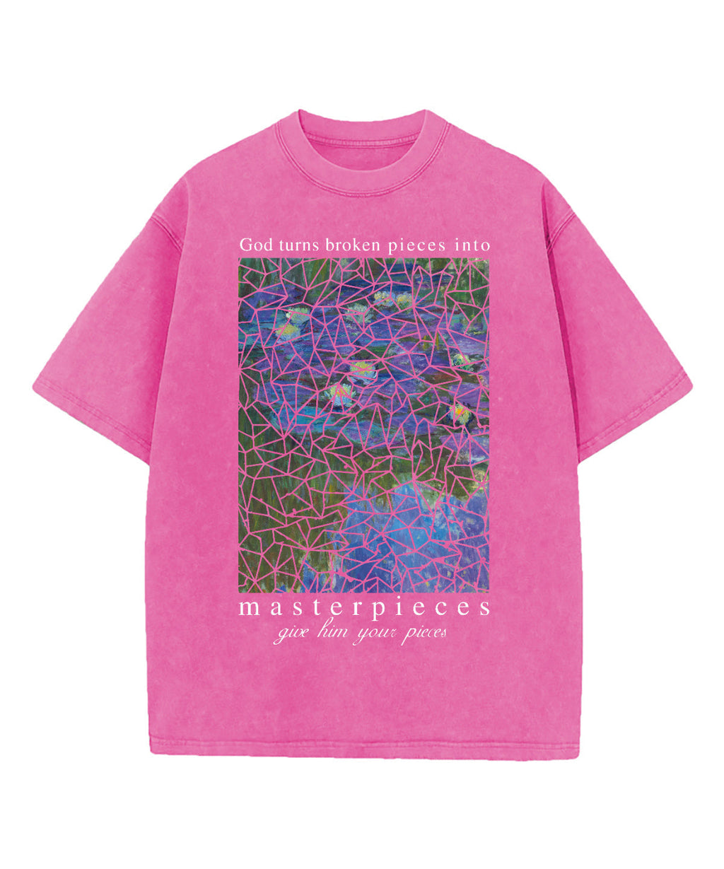 Water Lily God Turns Washed Christian T-shirt Hoodie, Sweatshirt | CiraTrend.com (Image 2)
