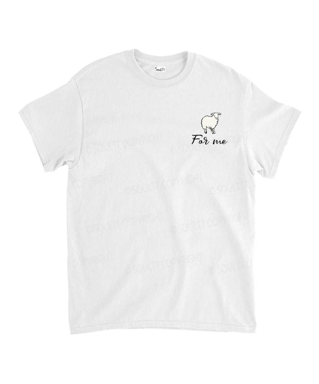 He Left The 99 For Me Double Sided Unisex Cotton Christian T-Shirt Hoodie, Sweatshirt | CiraTrend.com (Image 2)