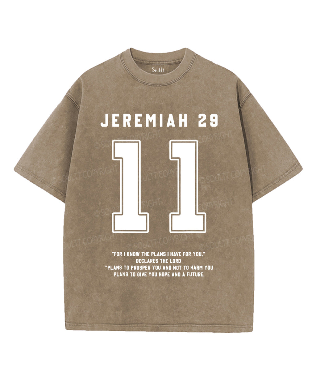 For I Know the Plans I Have for You Unisex Washed Christian T-shirt Hoodie, Sweatshirt | CiraTrend.com (Image 5)