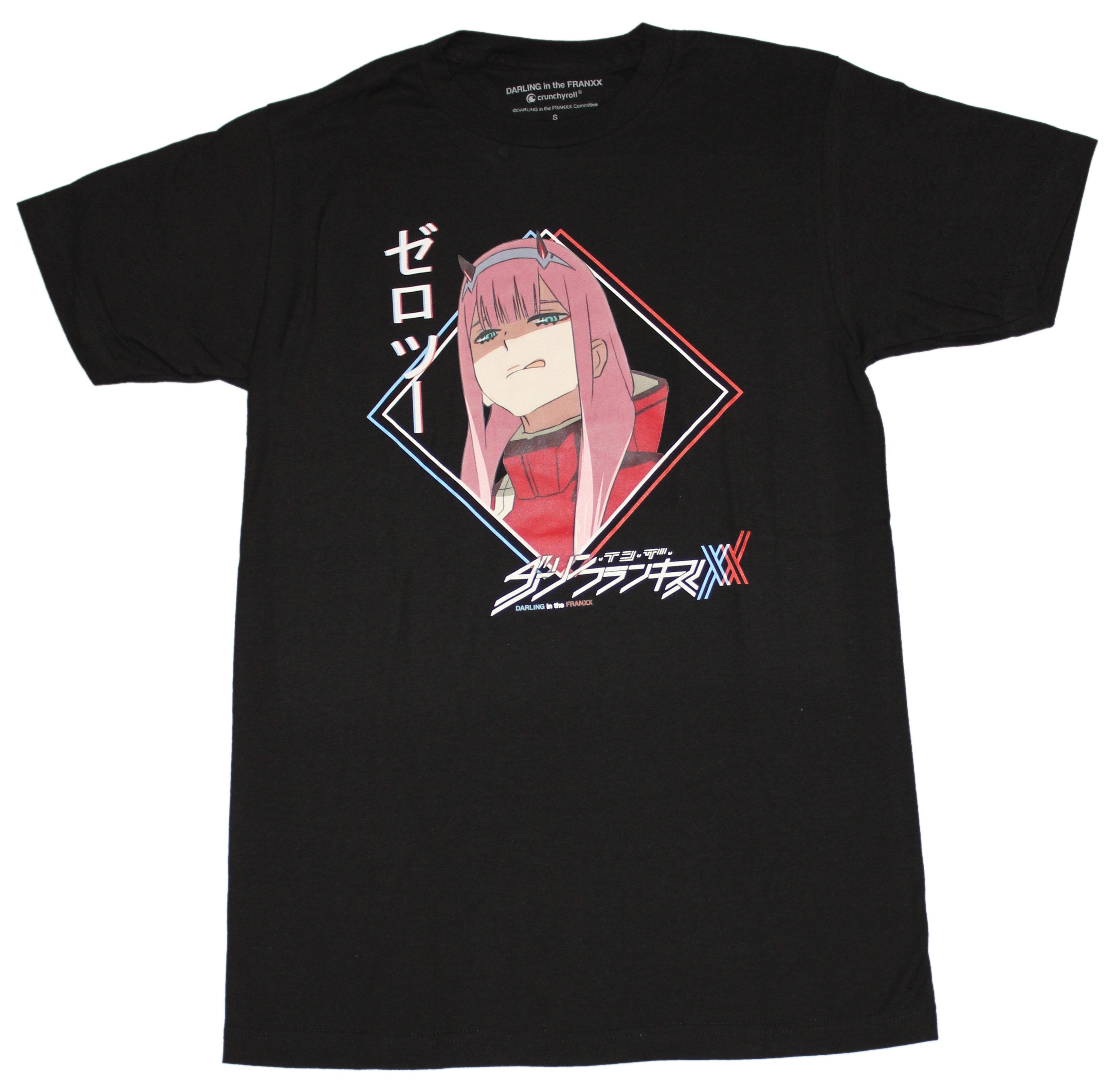 Darling in The Franxx Mens T-Shirt - Darling Diamond Portrait Image Hoodie, Sweatshirt | CiraTrend.com