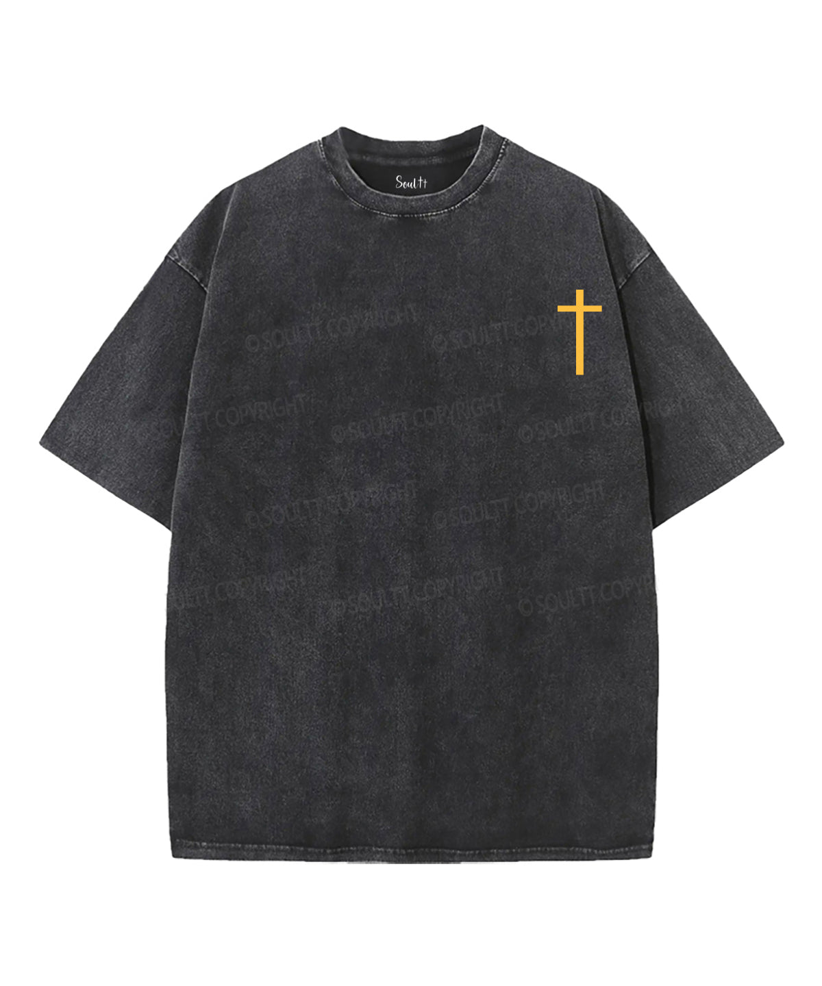 Ain't No Ghost Like The Holy Ghost Double Sided Unisex Washed Christian T-shirt Style002 Hoodie, Sweatshirt (Image 3)