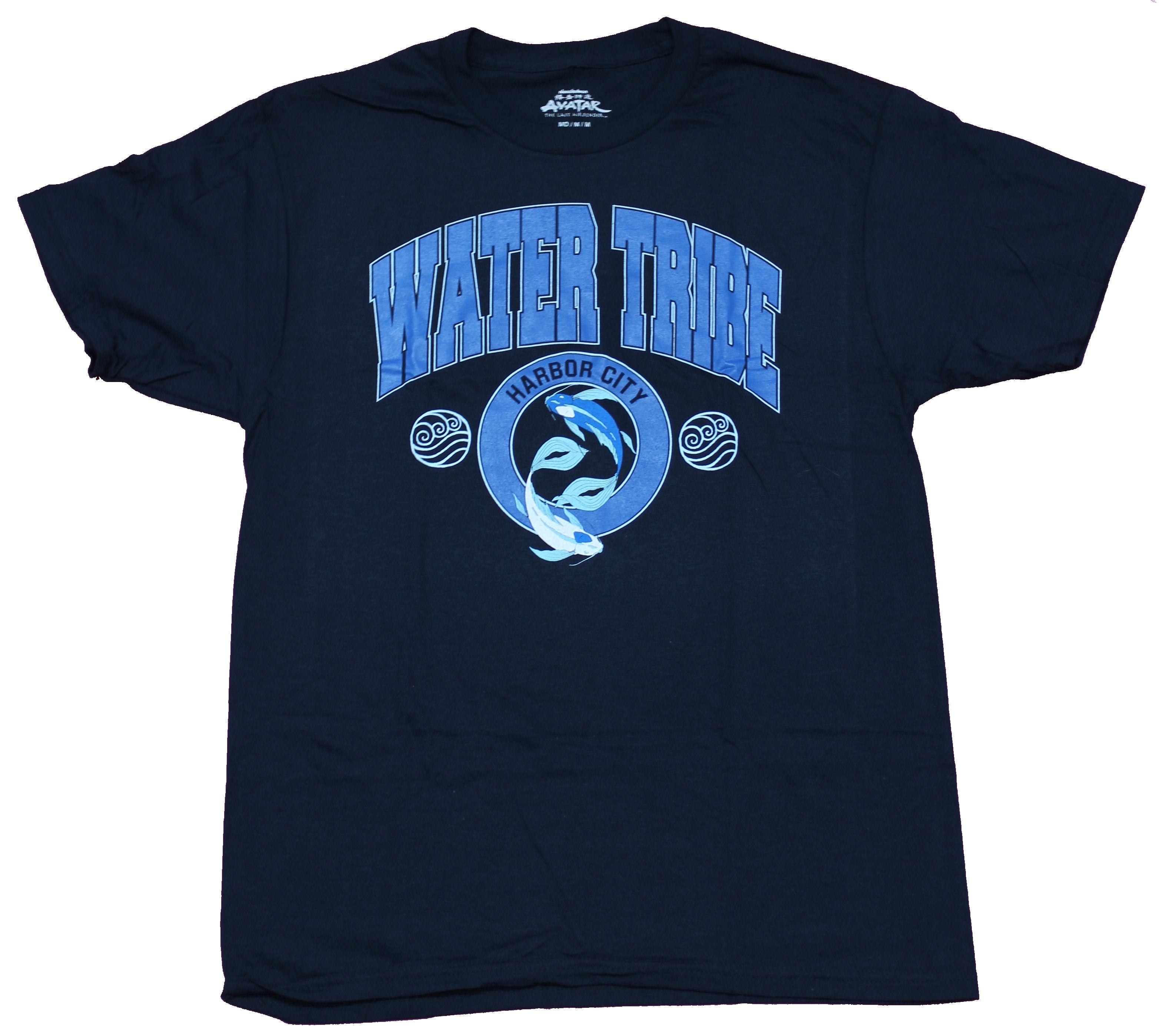 Avatar the Last Airbender Mens T-Shirt - Water Tribe Harbor City Logo Front Hoodie, Sweatshirt | CiraTrend.com