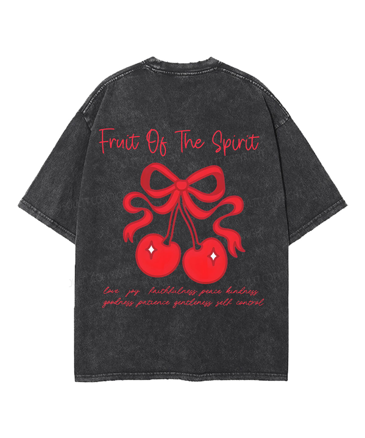 Fruit Of The Spirit Double Sided Unisex Washed Christian T-shirt Style012 Hoodie, Sweatshirt | CiraTrend.com (Image 5)