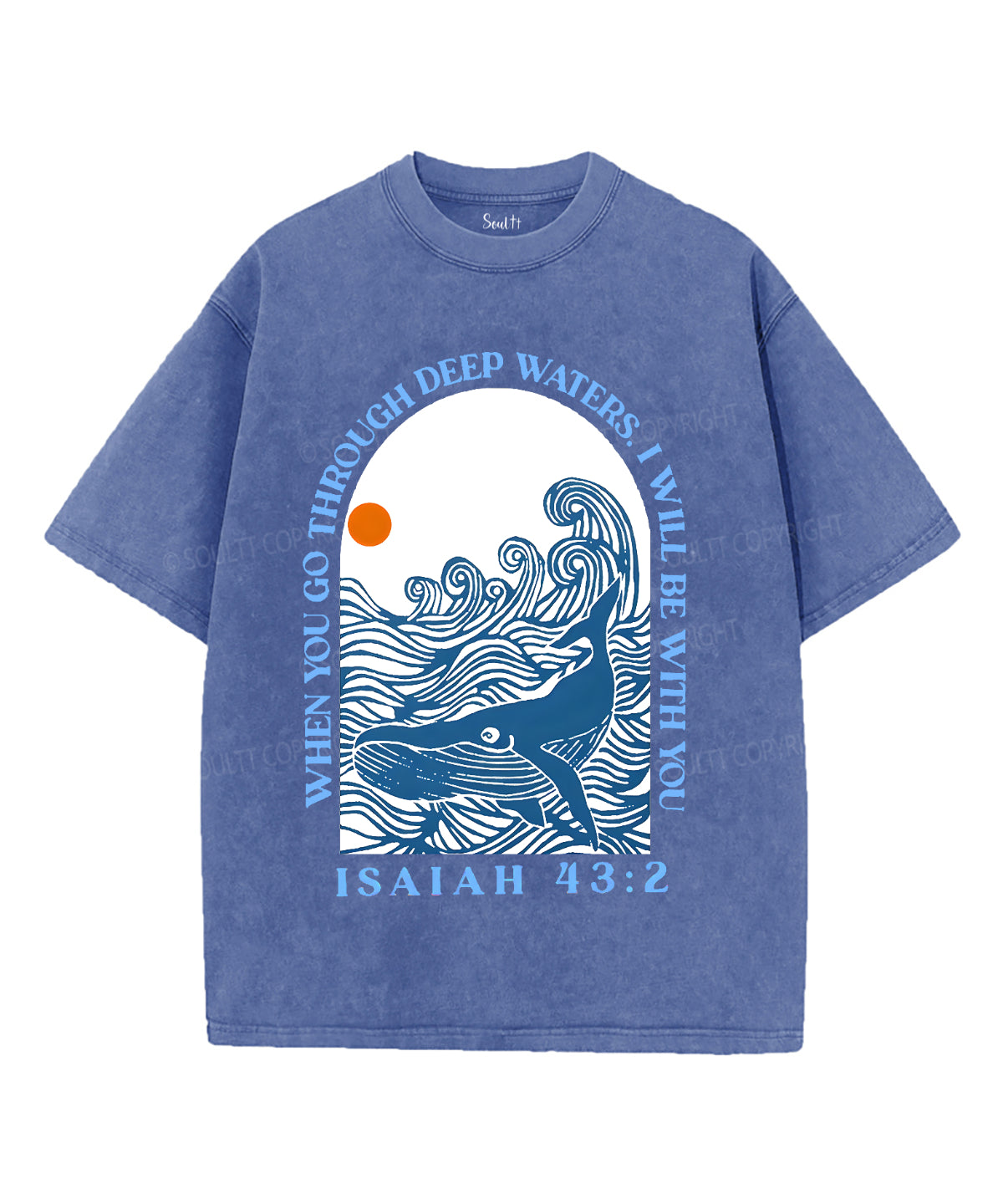 I Will Be With You Unisex Washed Christian T-shirt Style010 Hoodie, Sweatshirt | CiraTrend.com (Image 4)