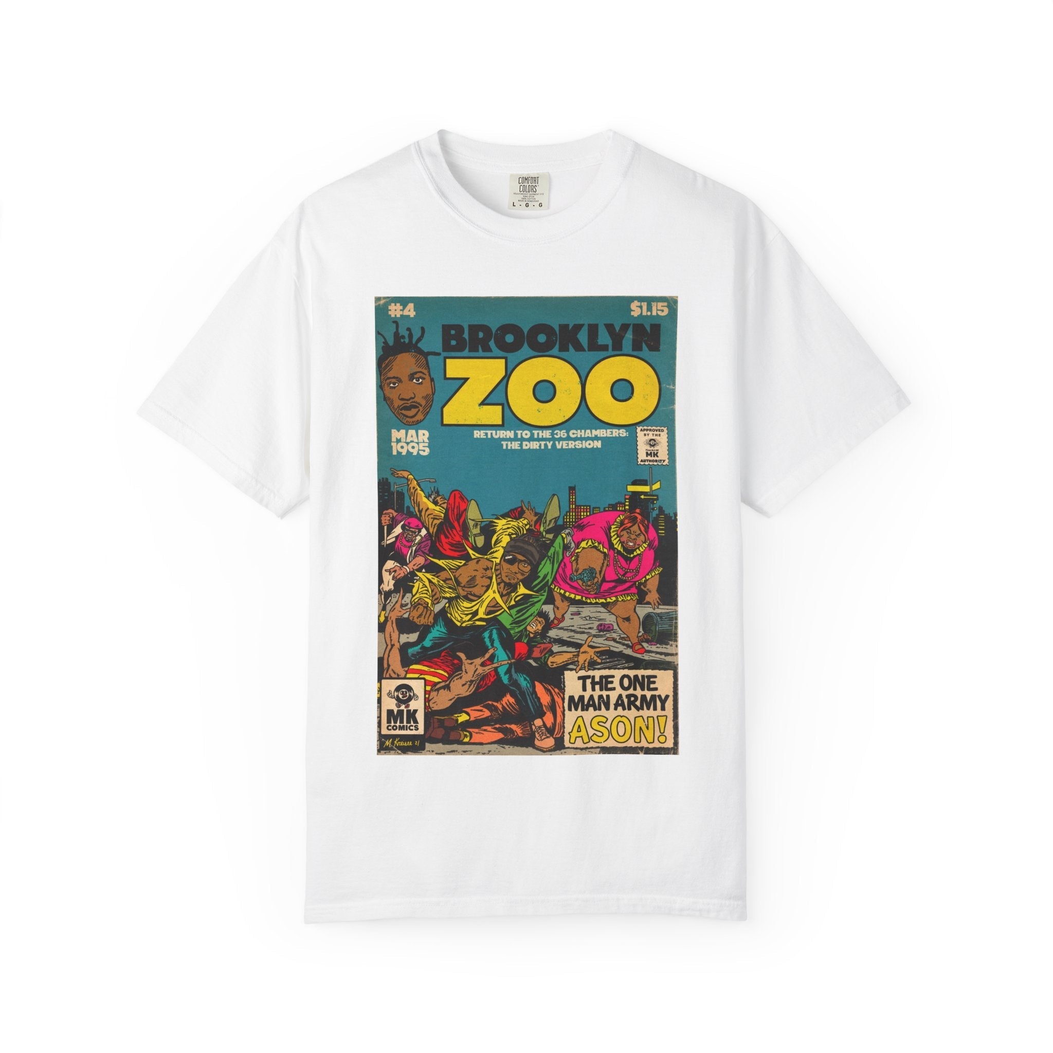 Brooklyn Zoo - Unisex Comfort Colors T-shirt Hoodie, Sweatshirt | CiraTrend.com (Image 2)