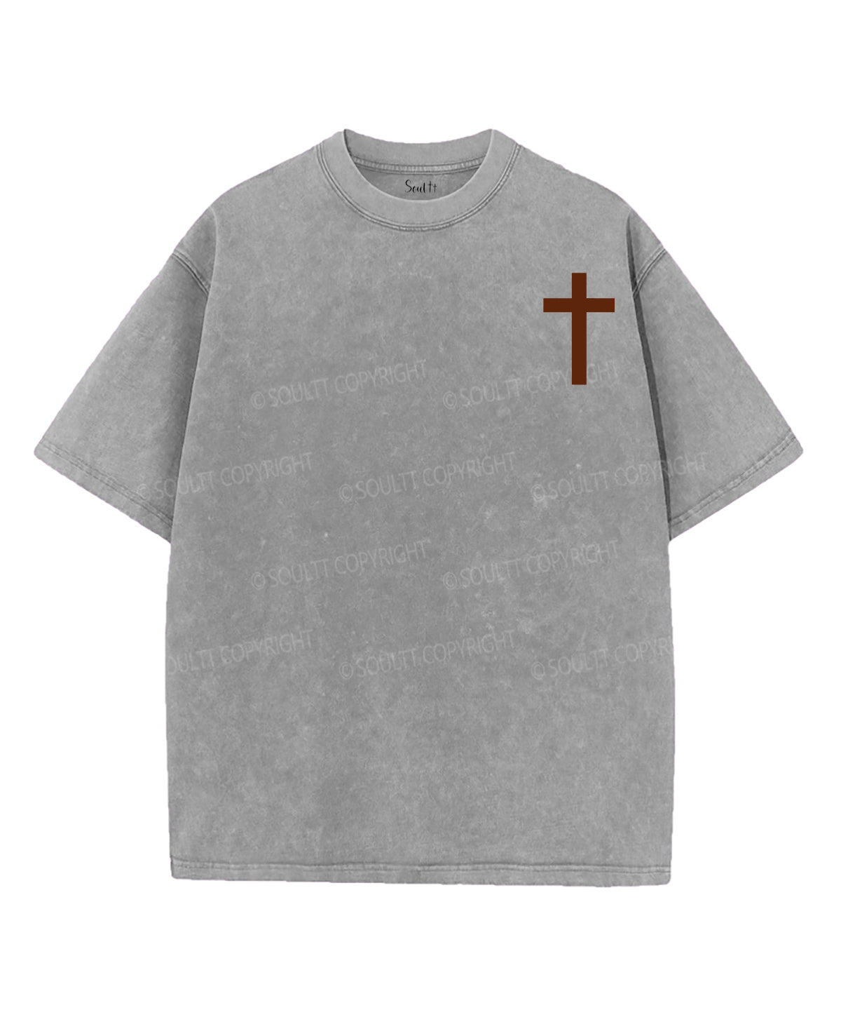 The Lord Is My Shepherd Double Sided Unisex Washed Christian T-shirt Style004 Hoodie, Sweatshirt | CiraTrend.com (Image 4)