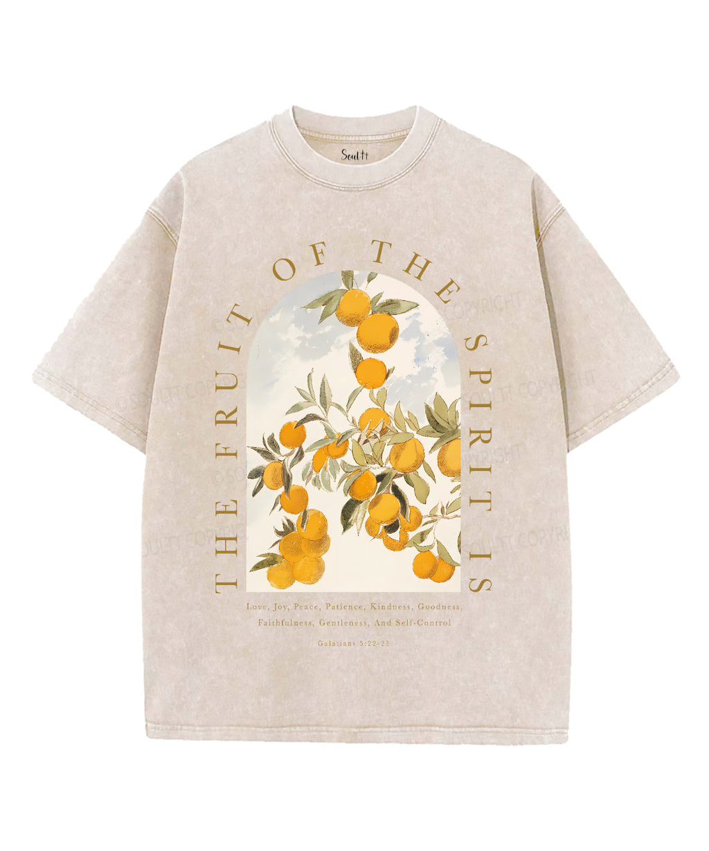 The Fruit Of The Spirit Unisex Washed Christian T-shirt Style001 Hoodie, Sweatshirt | CiraTrend.com (Image 4)