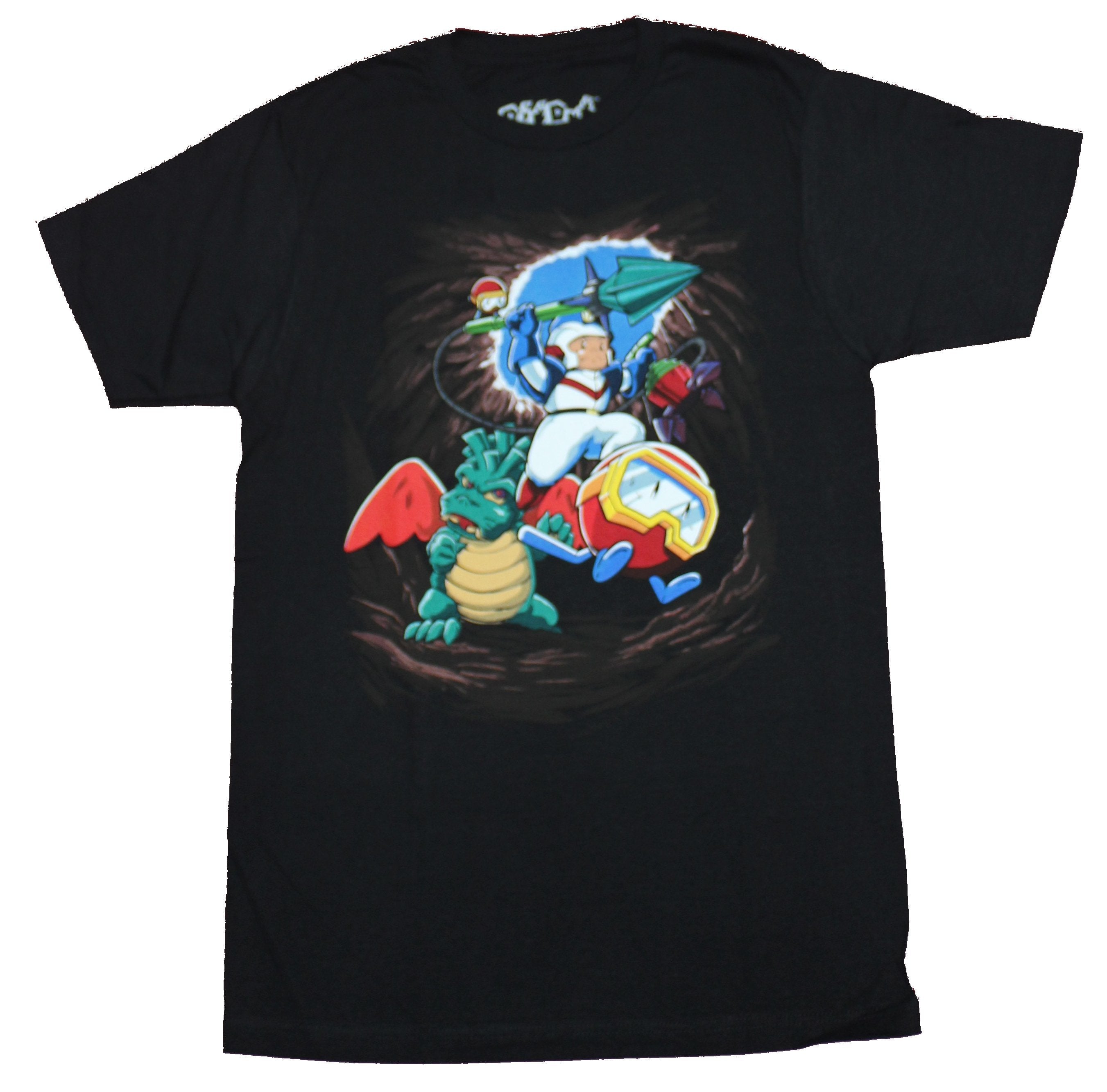 Dig Dug Mens T-Shirt - Classic Game Cabinet Art Hoodie, Sweatshirt | CiraTrend.com
