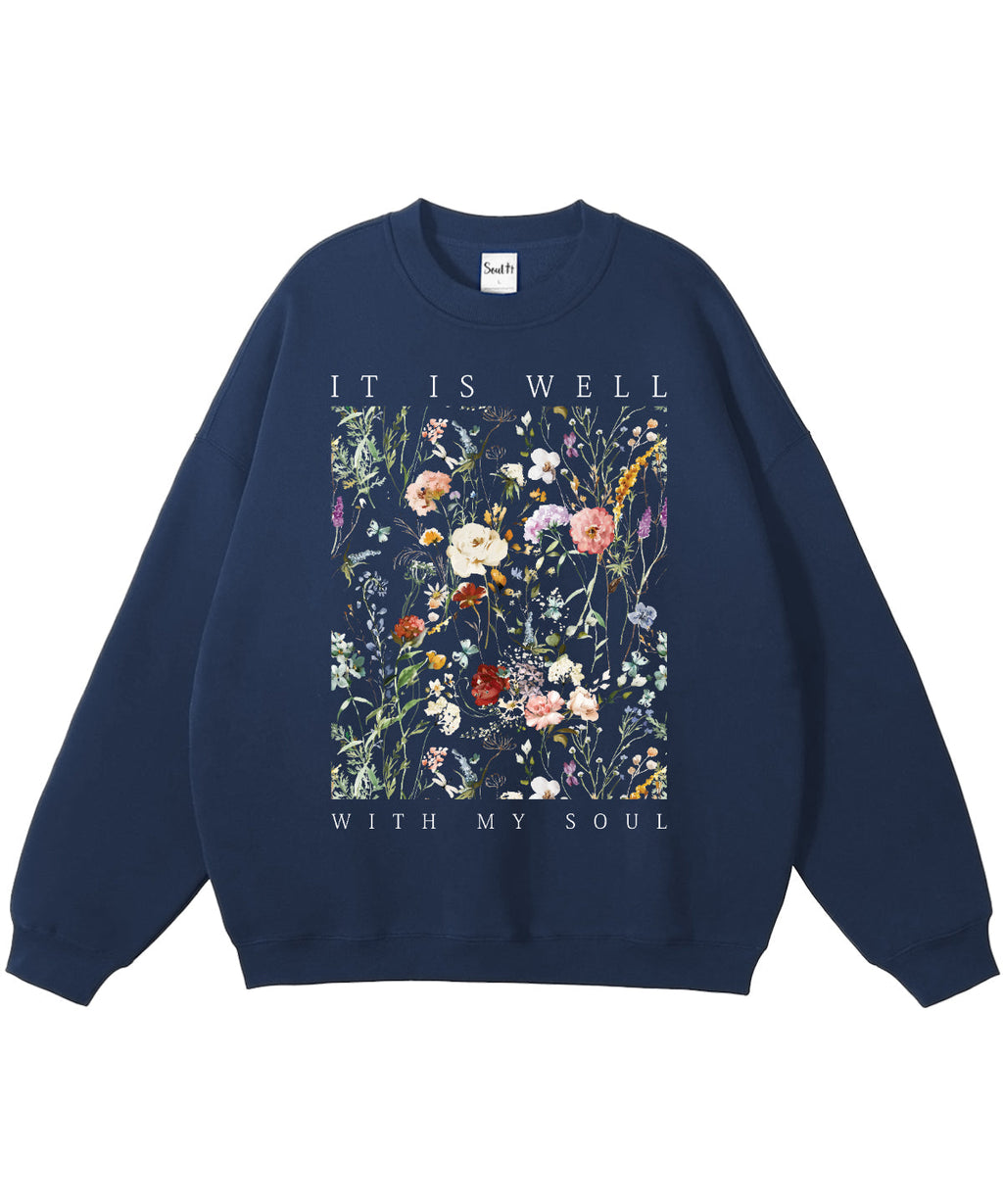 It Is Well With My Soul Cotton Christian Sweatshirt Style001 T-Shirts, Hoodie | CiraTrend.com (Image 5)