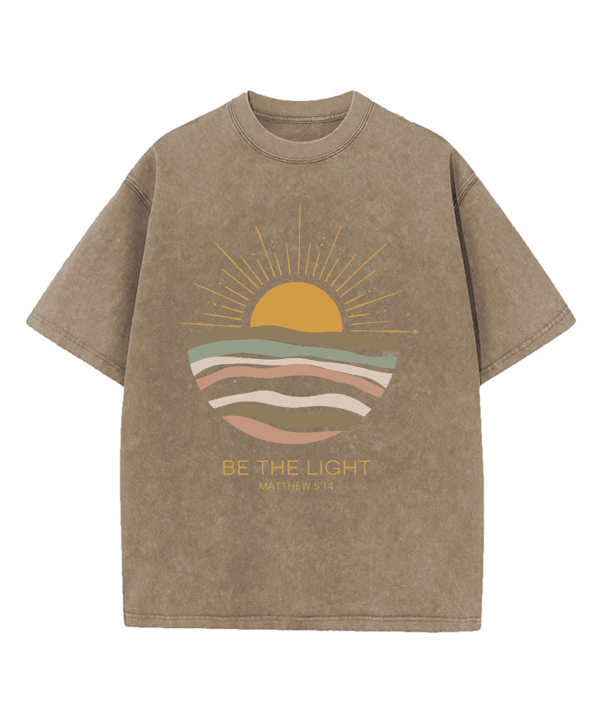 Be The Light Washed Christian T-shirt Style004 Hoodie, Sweatshirt | CiraTrend.com (Image 5)