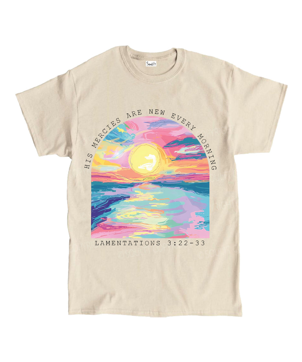 His Mercies Are New Every Morning Unisex Cotton Christian T-Shirt Style001 Hoodie, Sweatshirt | CiraTrend.com (Image 4)