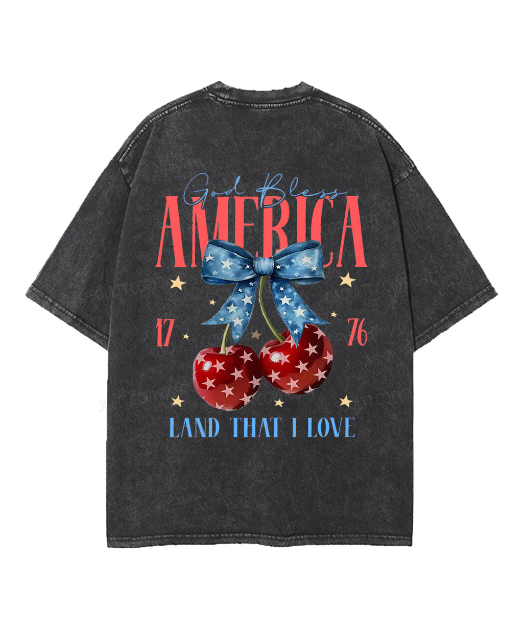 God Bless America Double Sided Washed Christian T-Shirts, Hoodie, Sweatshirt