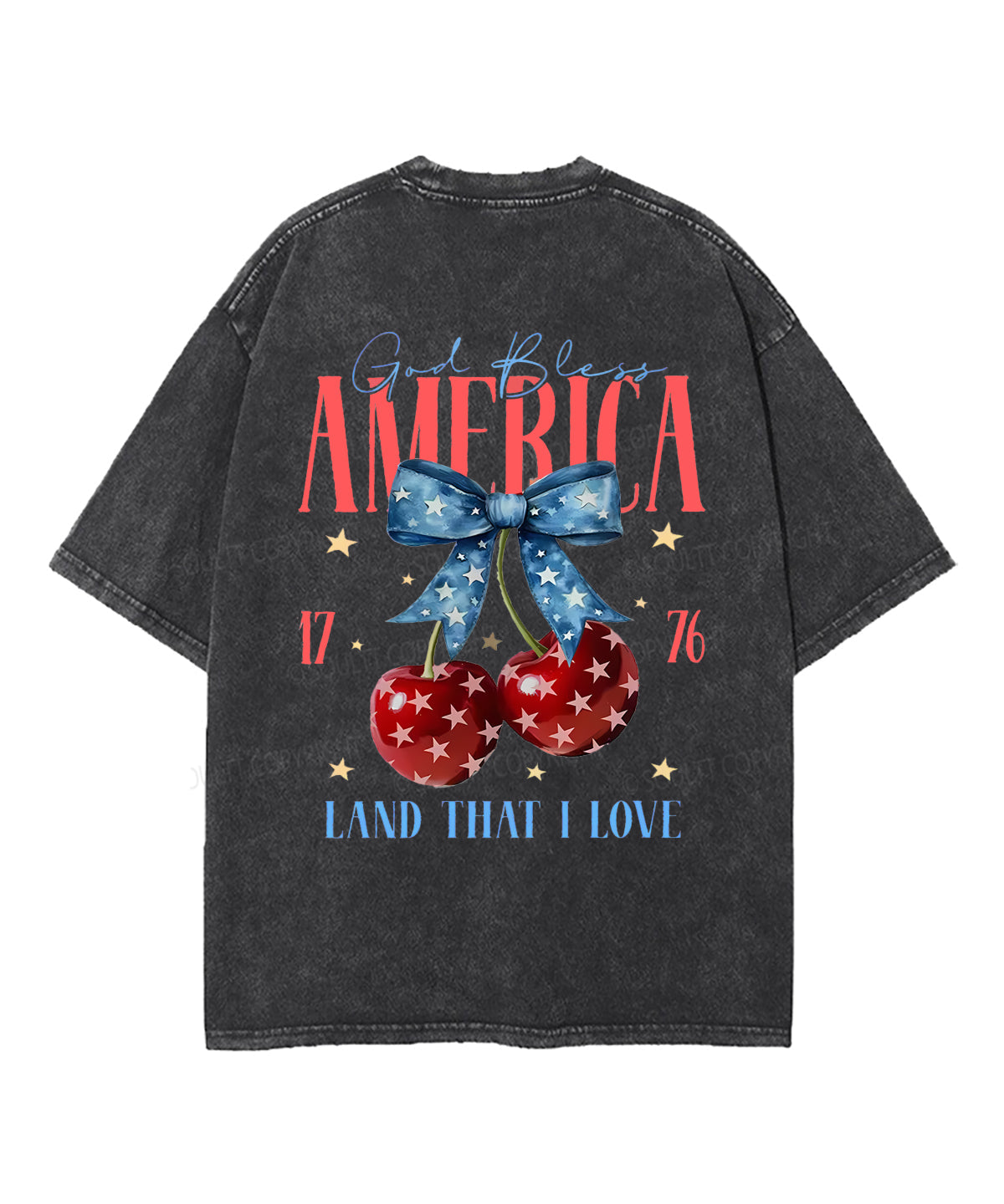 God Bless America Double Sided Washed Christian T-Shirts, Hoodie, Sweatshirt