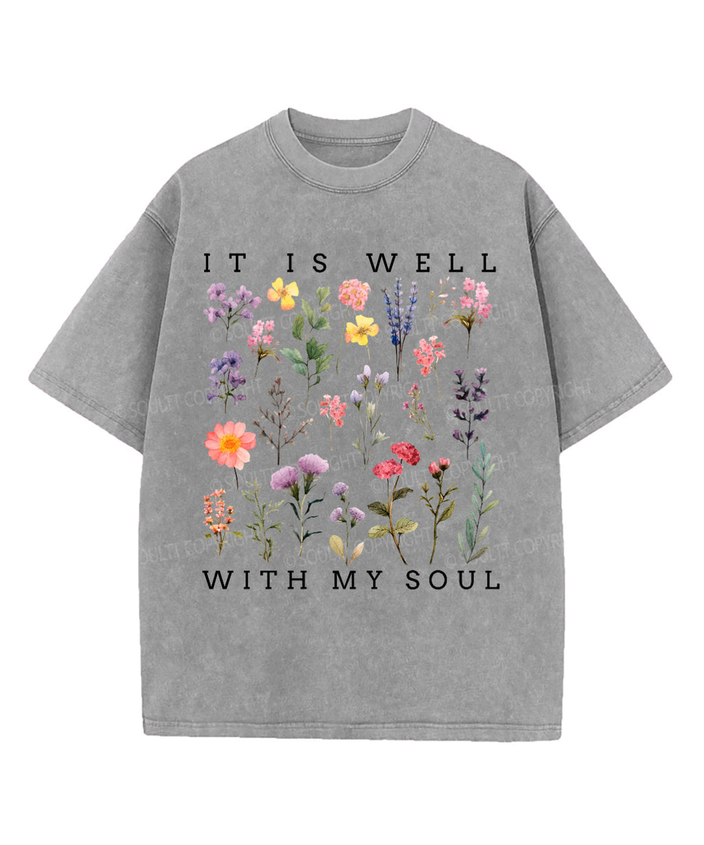 It Is Well With My Soul Washed Christian T-shirt Style023 Hoodie, Sweatshirt | CiraTrend.com (Image 4)