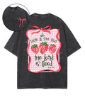 The Lord Is Good Double Sided Unisex Washed Christian T-shirt Style002 Hoodie, Sweatshirt | CiraTrend.com (Image 1)