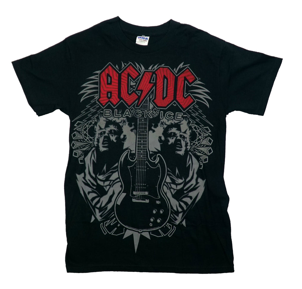 AC/DC Mens T-Shirt - Band Black Ice Album Guitar Logo Hoodie, Sweatshirt | CiraTrend.com (Image 1)