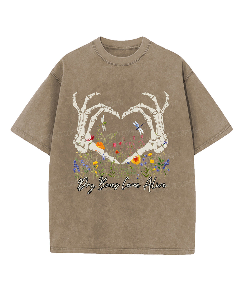 Dry Bones Come Alive Washed Christian T-Shirts, Hoodie, Sweatshirt