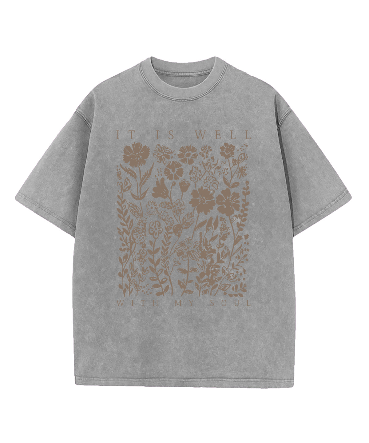 It Is Well With My Soul Washed Christian T-shirt Style011 Hoodie, Sweatshirt | CiraTrend.com (Image 4)