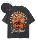 No Bones About It Double Sided Unisex Washed Christian T-shirt Hoodie, Sweatshirt | CiraTrend.com (Image 1)