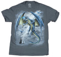Dom Mens T-Shirt - Lightning Dragon Attack Image Hoodie, Sweatshirt | CiraTrend.com