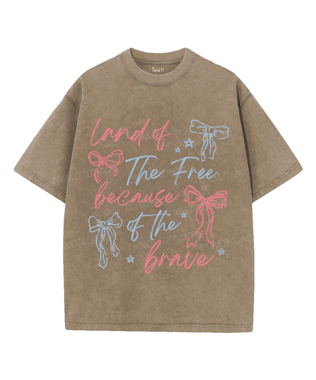 Land Of The Free Unisex Washed Christian T-shirt Style003 Hoodie, Sweatshirt | CiraTrend.com (Image 5)