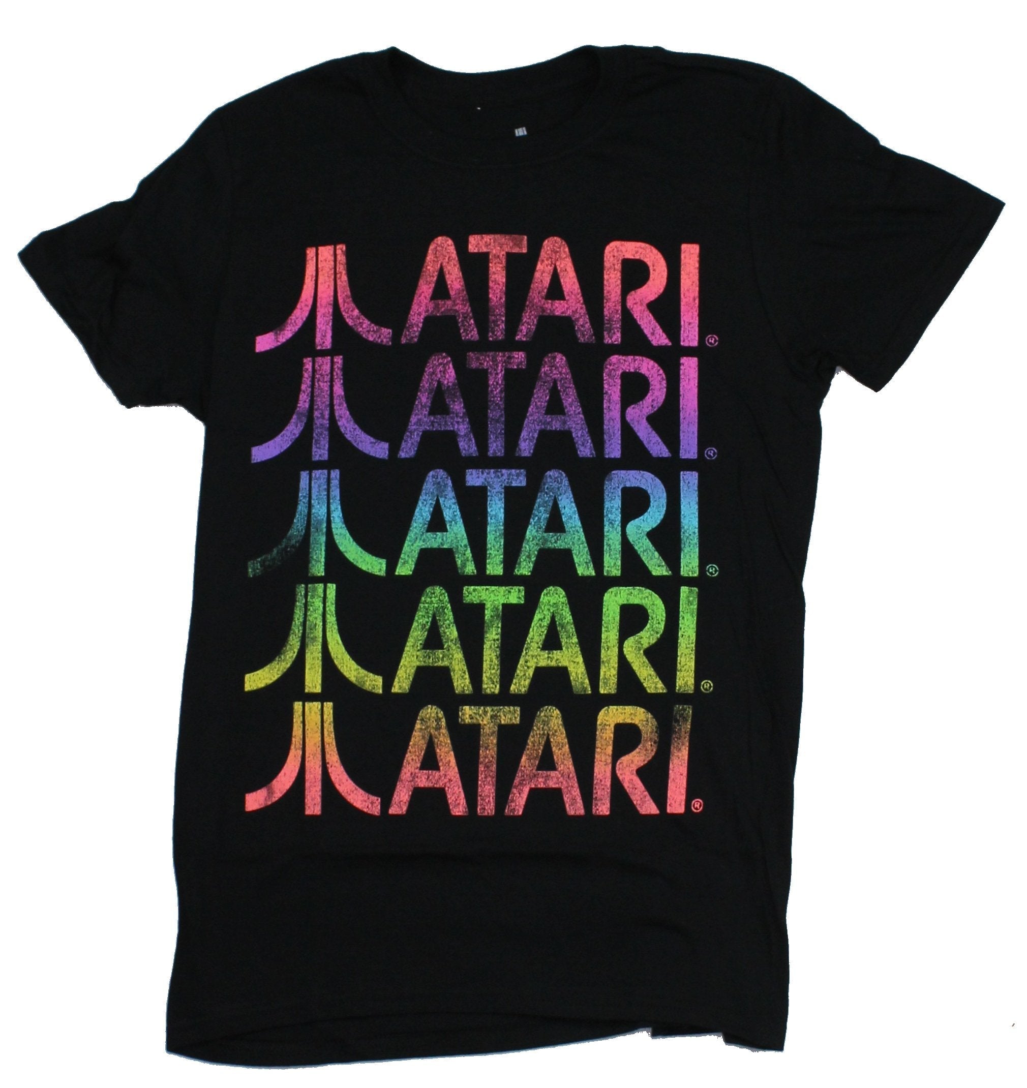 Atari Mens T-Shirt - Pastel Distressed Name Drop Logo Image Hoodie, Sweatshirt | CiraTrend.com