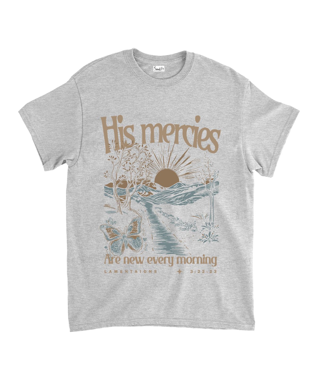 His Mercies Are New Cotton Christian T-Shirts, Hoodie, Sweatshirt
