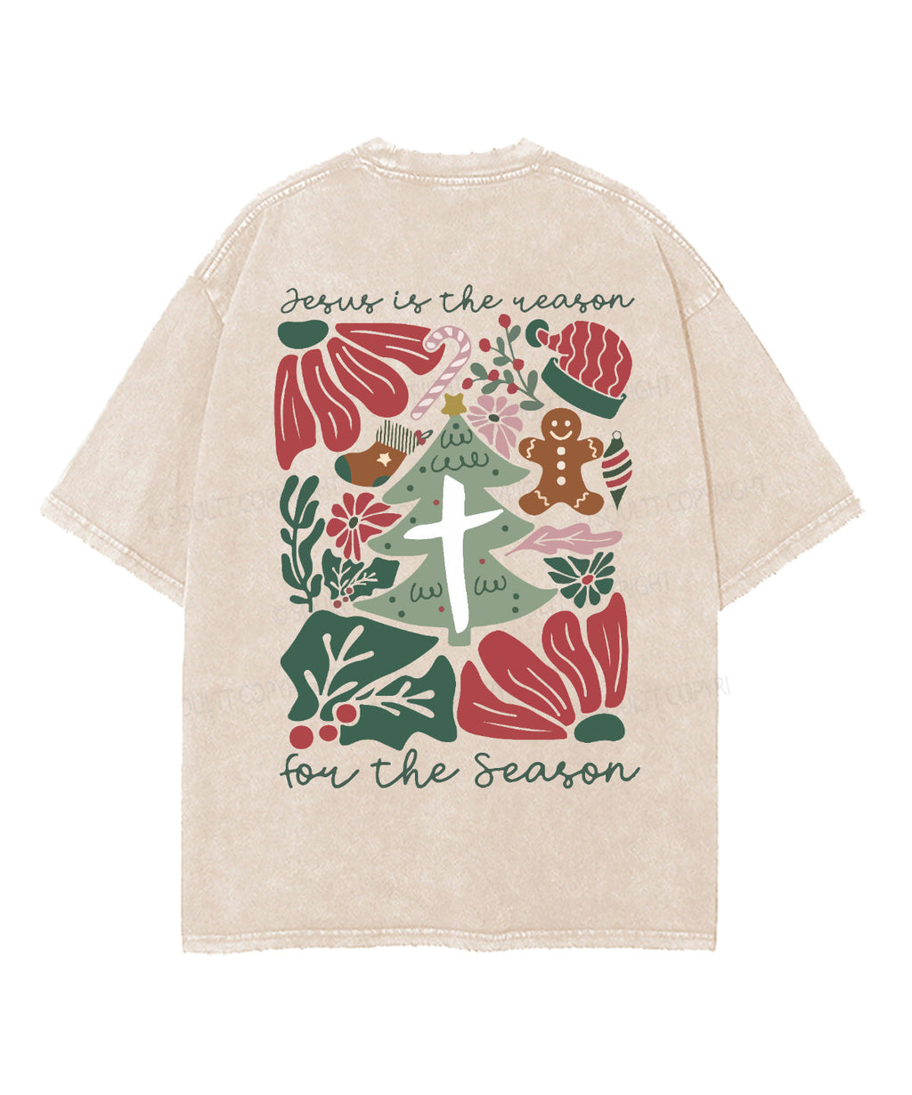 Jesus Is Season Double Sided Washed Christian T-Shirts, Hoodie, Sweatshirt