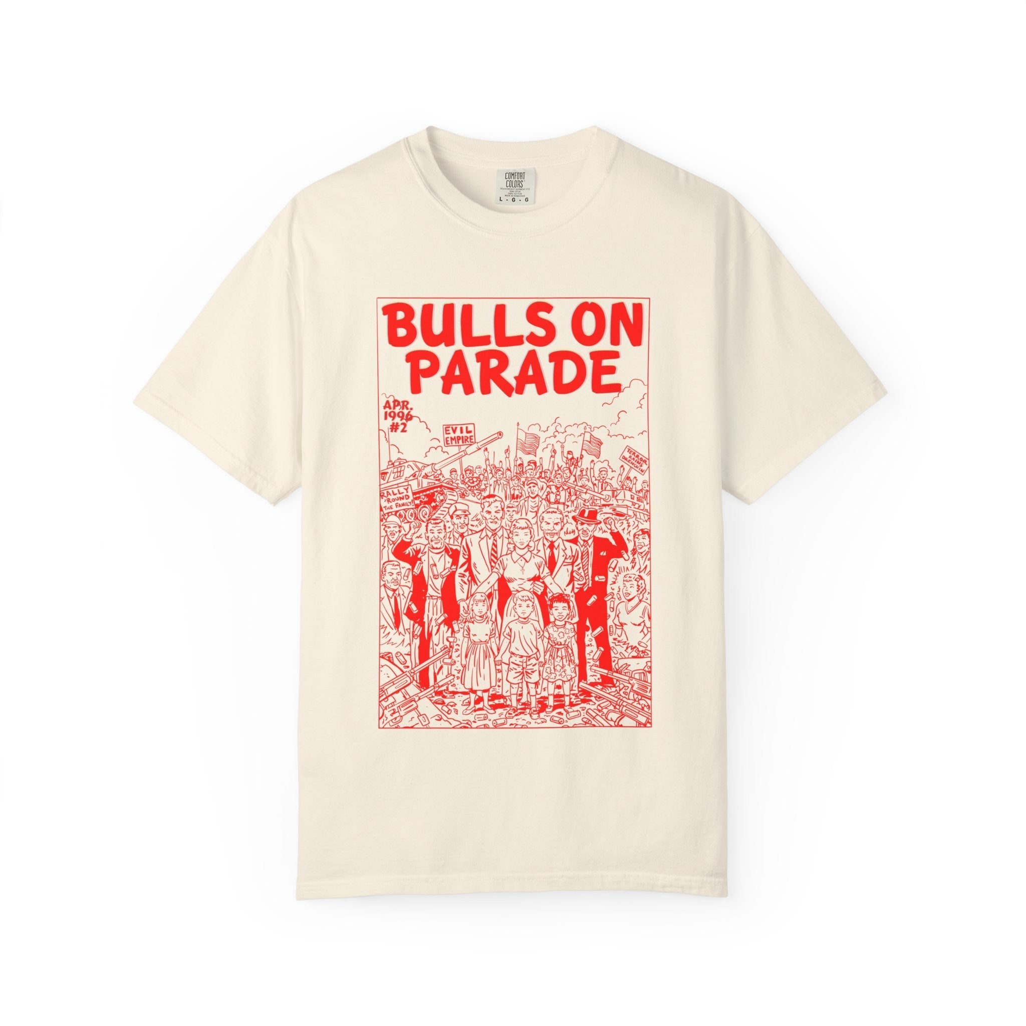 Bulls Parade - Unisex Comfort Colors T-shirt Hoodie, Sweatshirt | CiraTrend.com (Image 2)