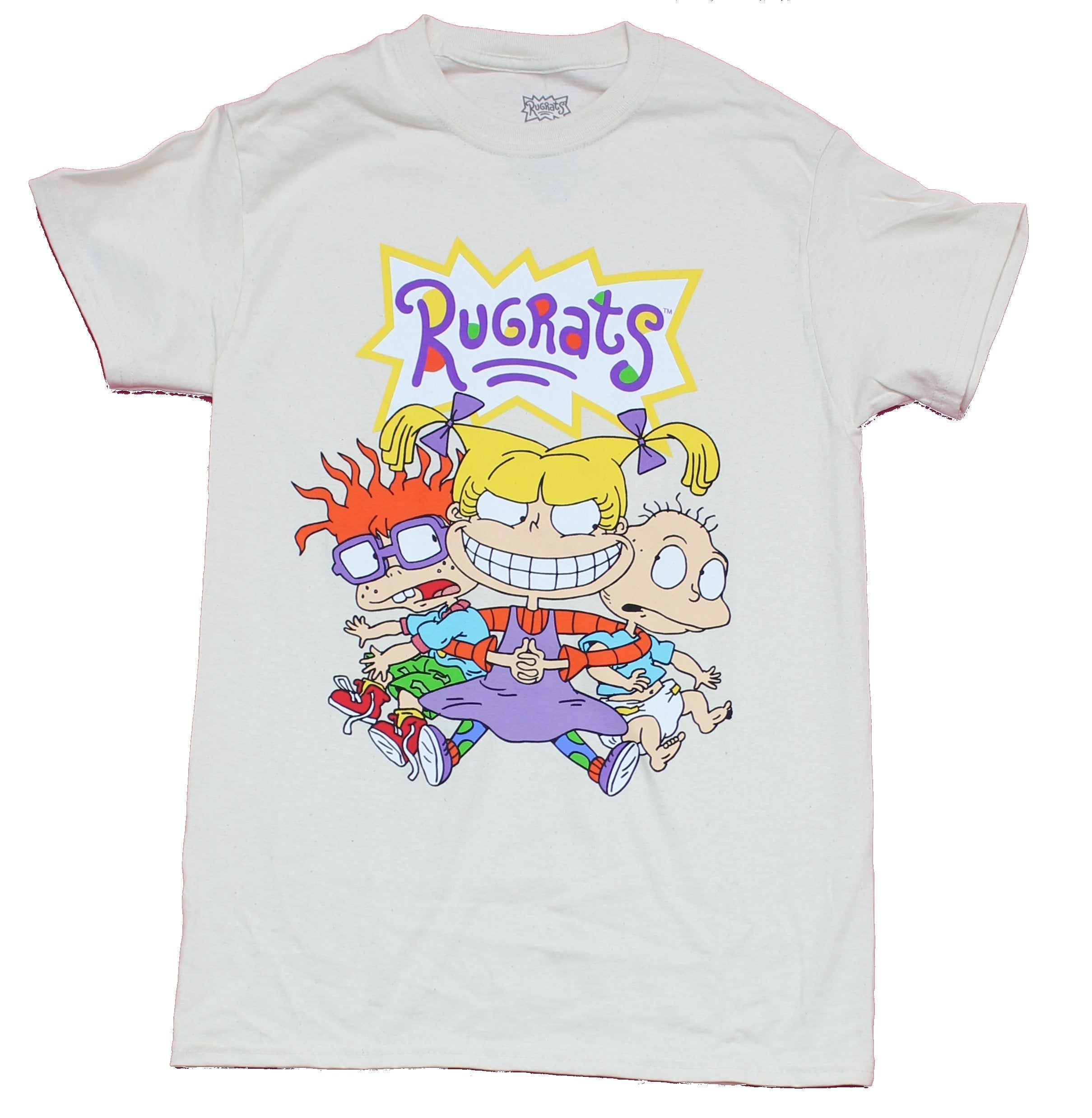 Rugrats Mens T-Shirt - Angelica In Center of Tommy & Chucky Hoodie, Sweatshirt | CiraTrend.com