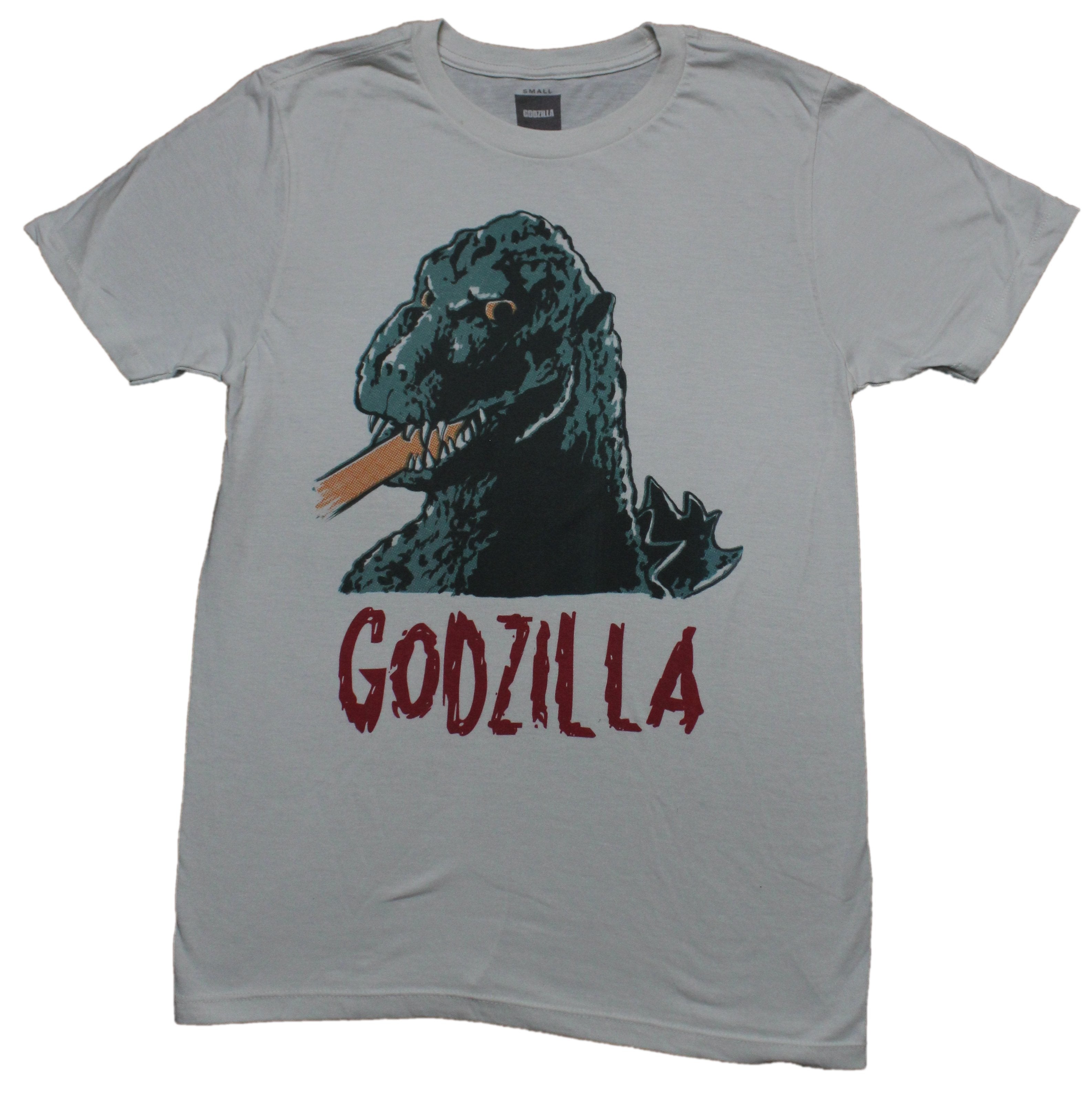 Godzilla Mens T-Shirt - Drawn Sketchy Face Image Hoodie, Sweatshirt | CiraTrend.com