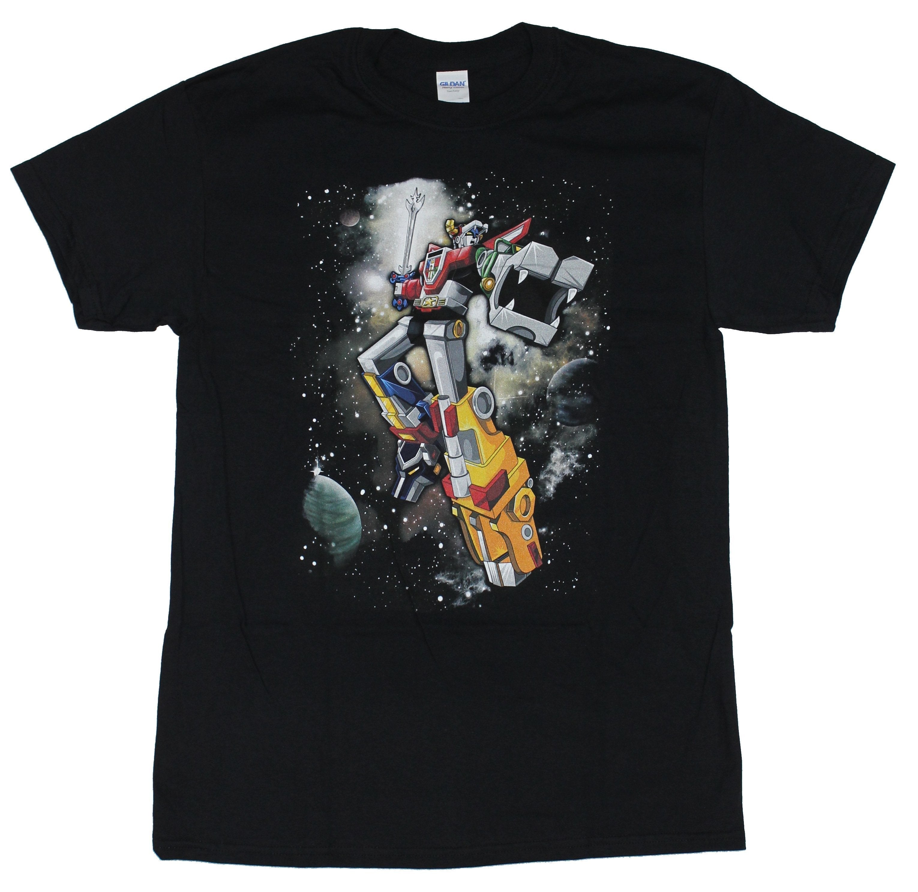 Voltron Mens T-Shirt - Space Flying Battle Ready Image Hoodie, Sweatshirt | CiraTrend.com