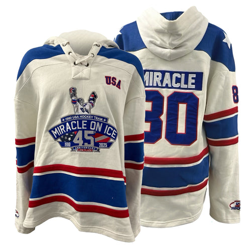 1980 Miracle on Ice  45th Anniversary (1980-2025) Official Lace Hoodie T-Shirts, Sweatshirt | CiraTrend.com (Image 1)