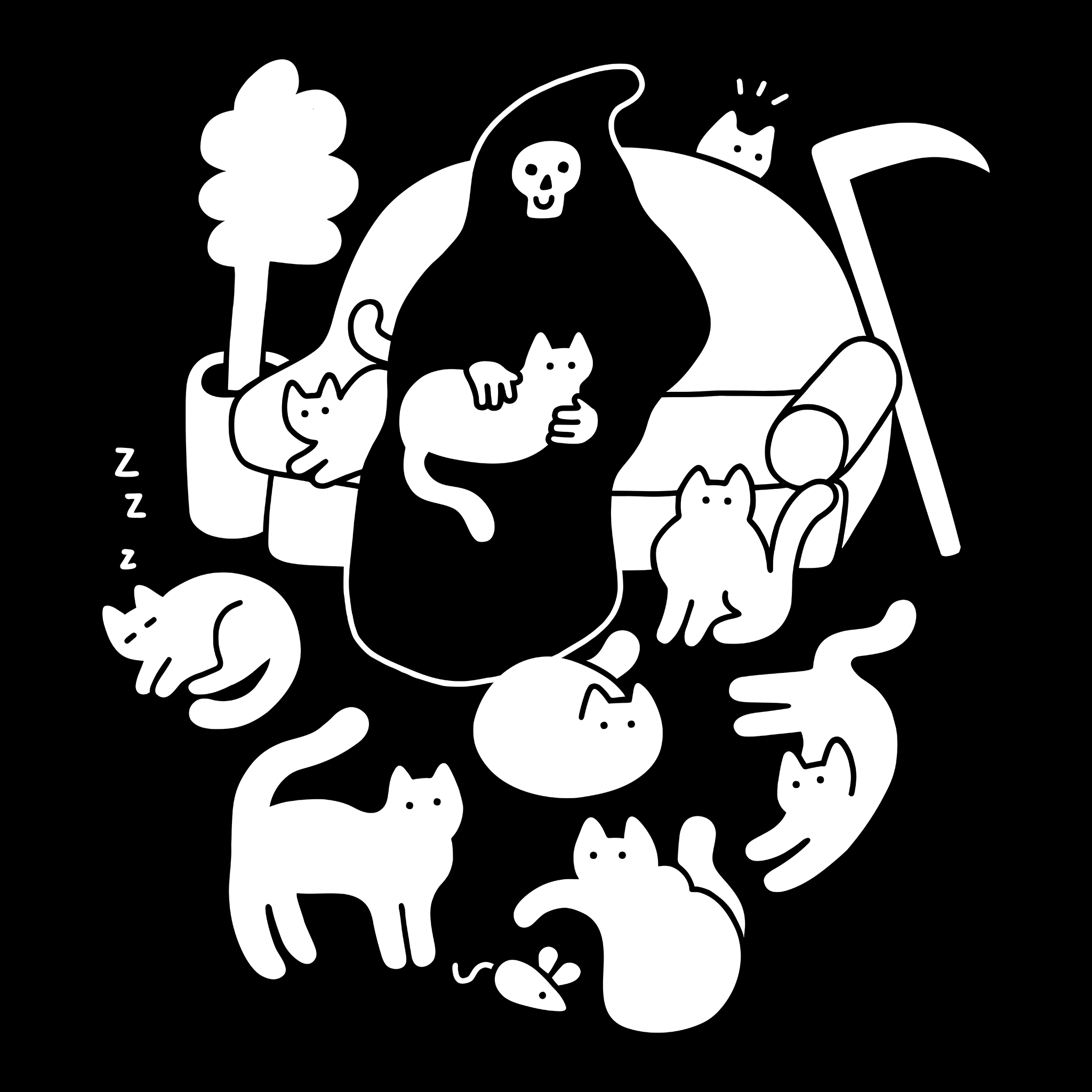 9 Lives Tee Hoodie, Sweatshirt | CiraTrend.com (Image 5)