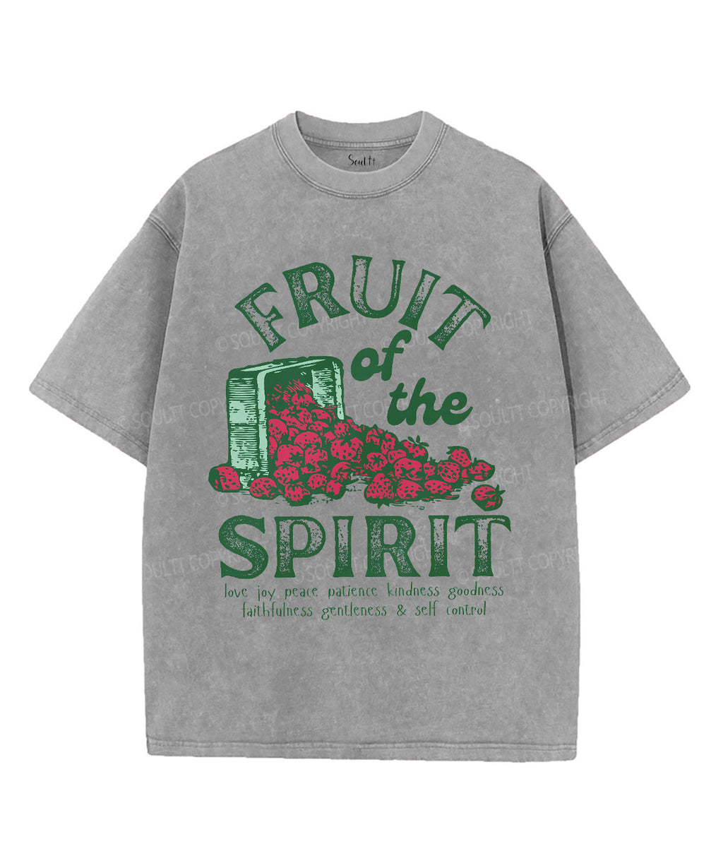 Fruit Of The Spirit Unisex Washed Christian T-shirt Style016 Hoodie, Sweatshirt | CiraTrend.com (Image 3)