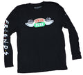 Friends Long Sleeve Mens T-Shirt - Central Perk Coffee Cup Logo Hoodie, Sweatshirt | CiraTrend.com