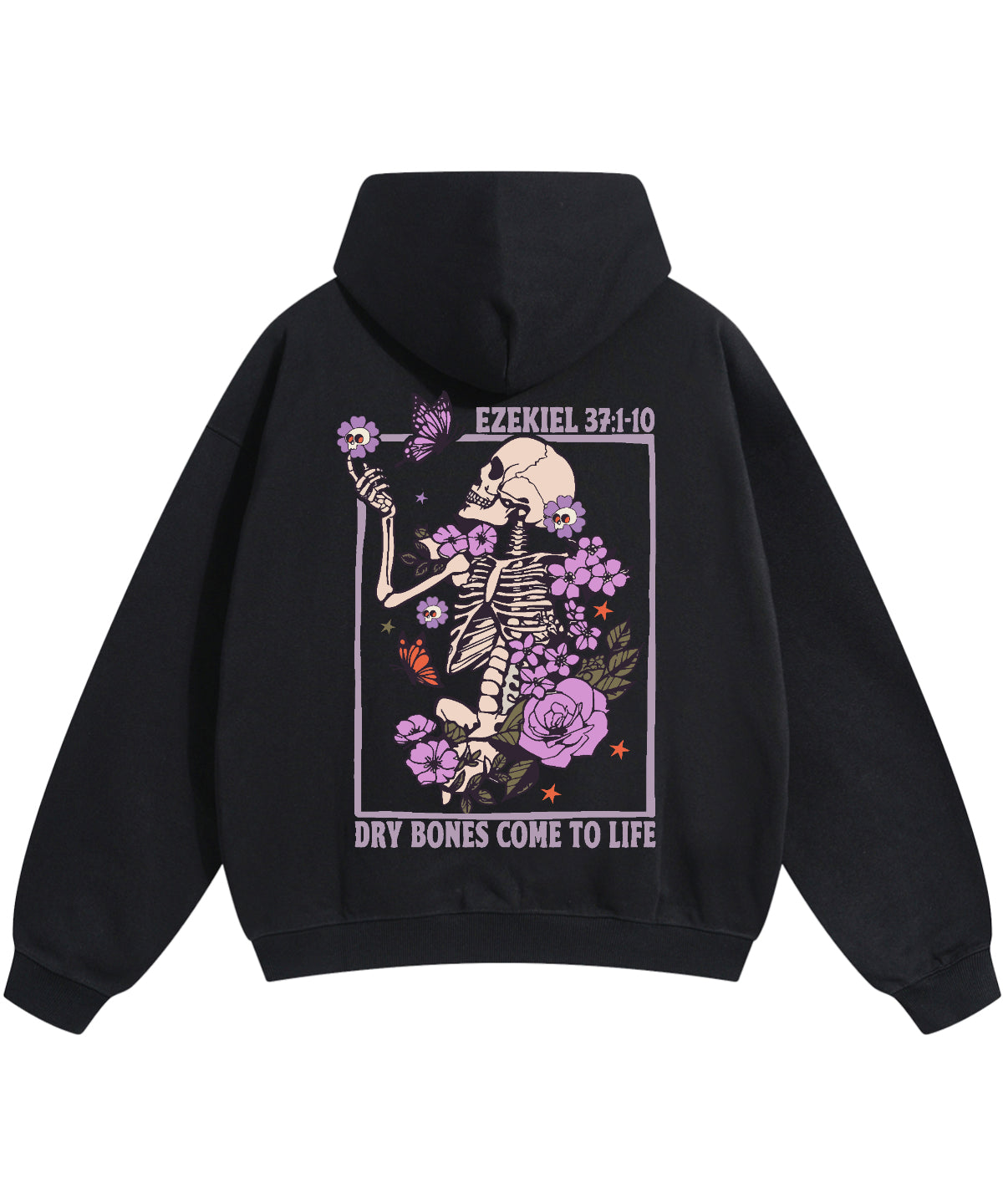 Dry Bones Come To Life Double Sided Cotton Christian Hoodie T-Shirts, Sweatshirt | CiraTrend.com (Image 3)