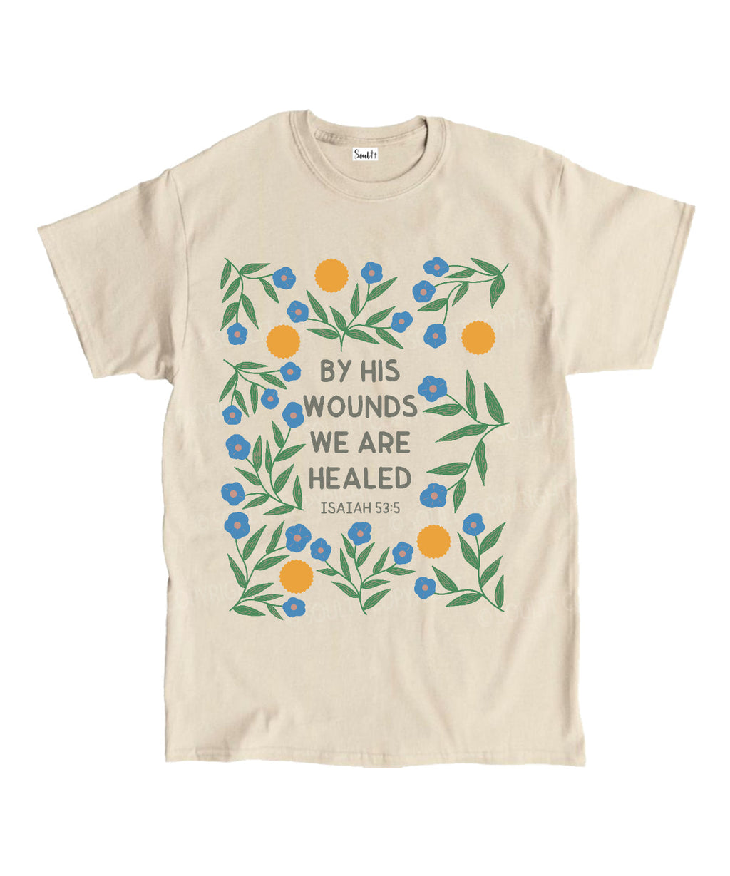 We Are Healed Unisex Cotton Christian T-Shirt Hoodie, Sweatshirt | CiraTrend.com (Image 4)