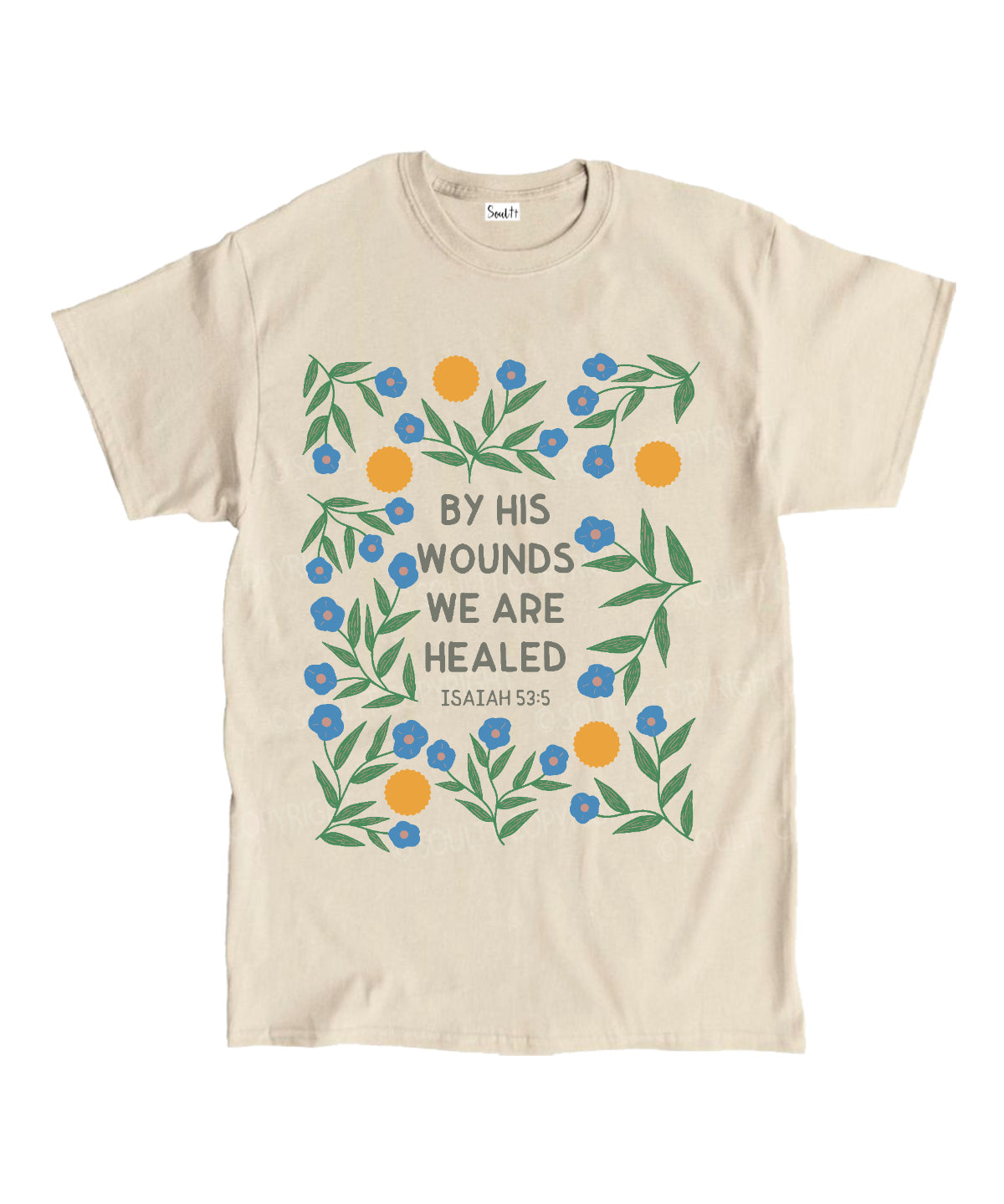 We Are Healed Unisex Cotton Christian T-Shirt Hoodie, Sweatshirt | CiraTrend.com (Image 4)