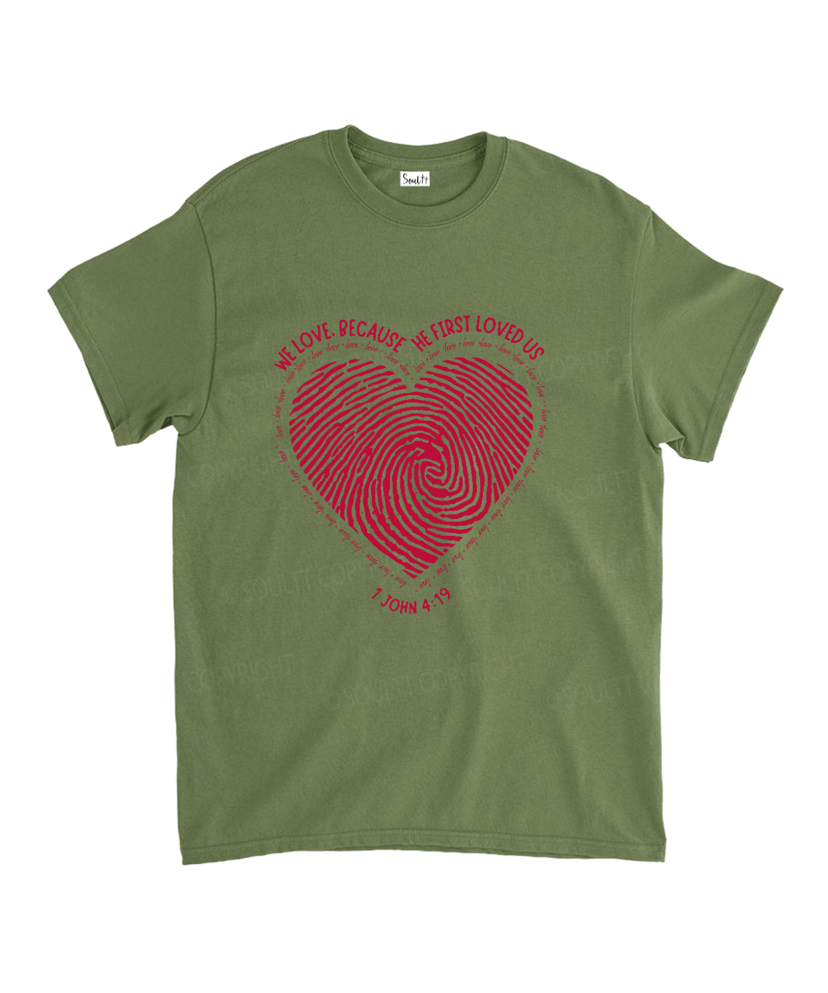 Becuse He First Love Us Unisex Cotton Christian T-Shirt Hoodie, Sweatshirt | CiraTrend.com (Image 5)