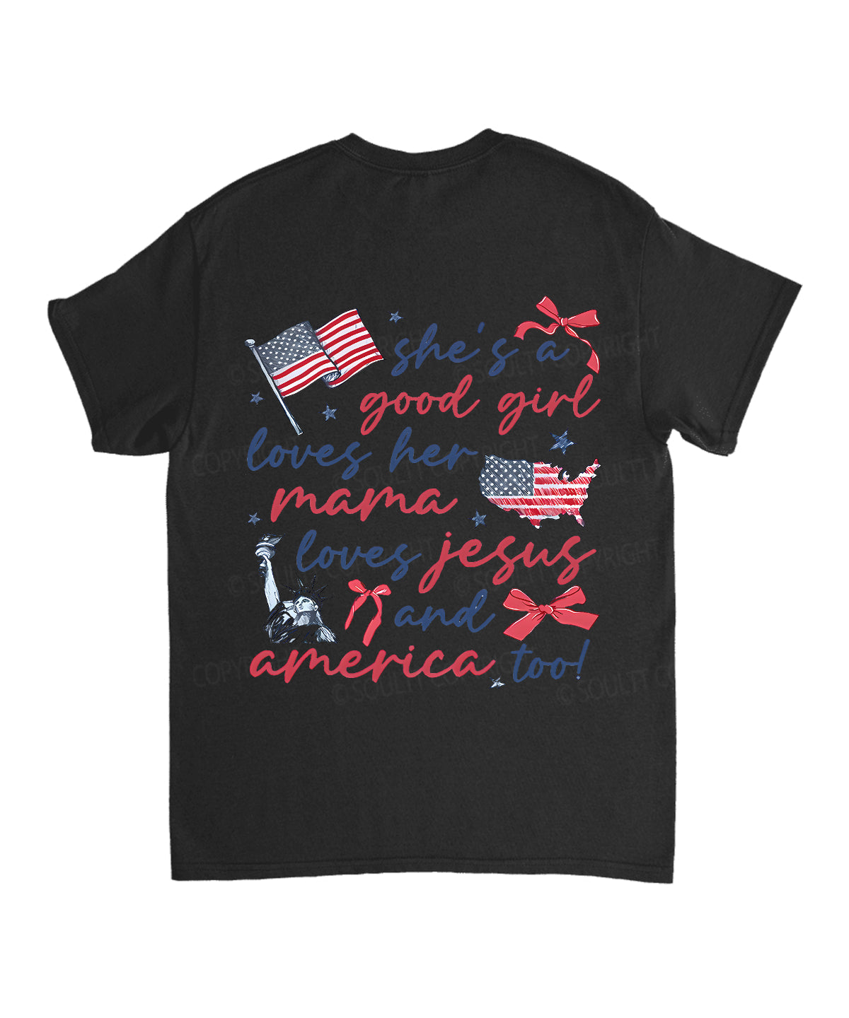 She's a Good Girl Double Sided Unisex Cotton Christian T-Shirt Hoodie, Sweatshirt | CiraTrend.com (Image 5)