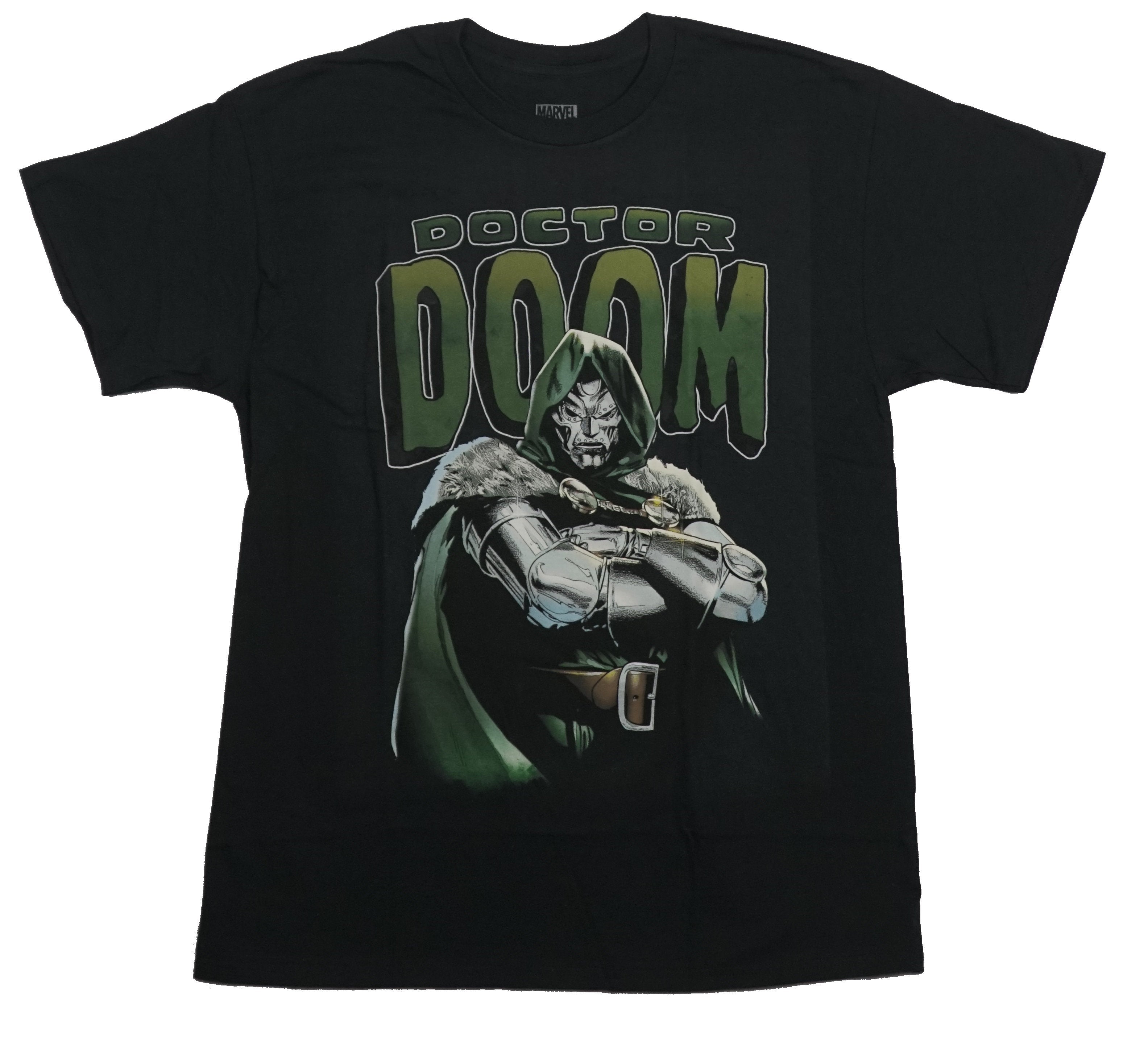 Doctor Doom  Mens T-Shirt - Arms Crossed Powerful Under Logo Hoodie, Sweatshirt | CiraTrend.com