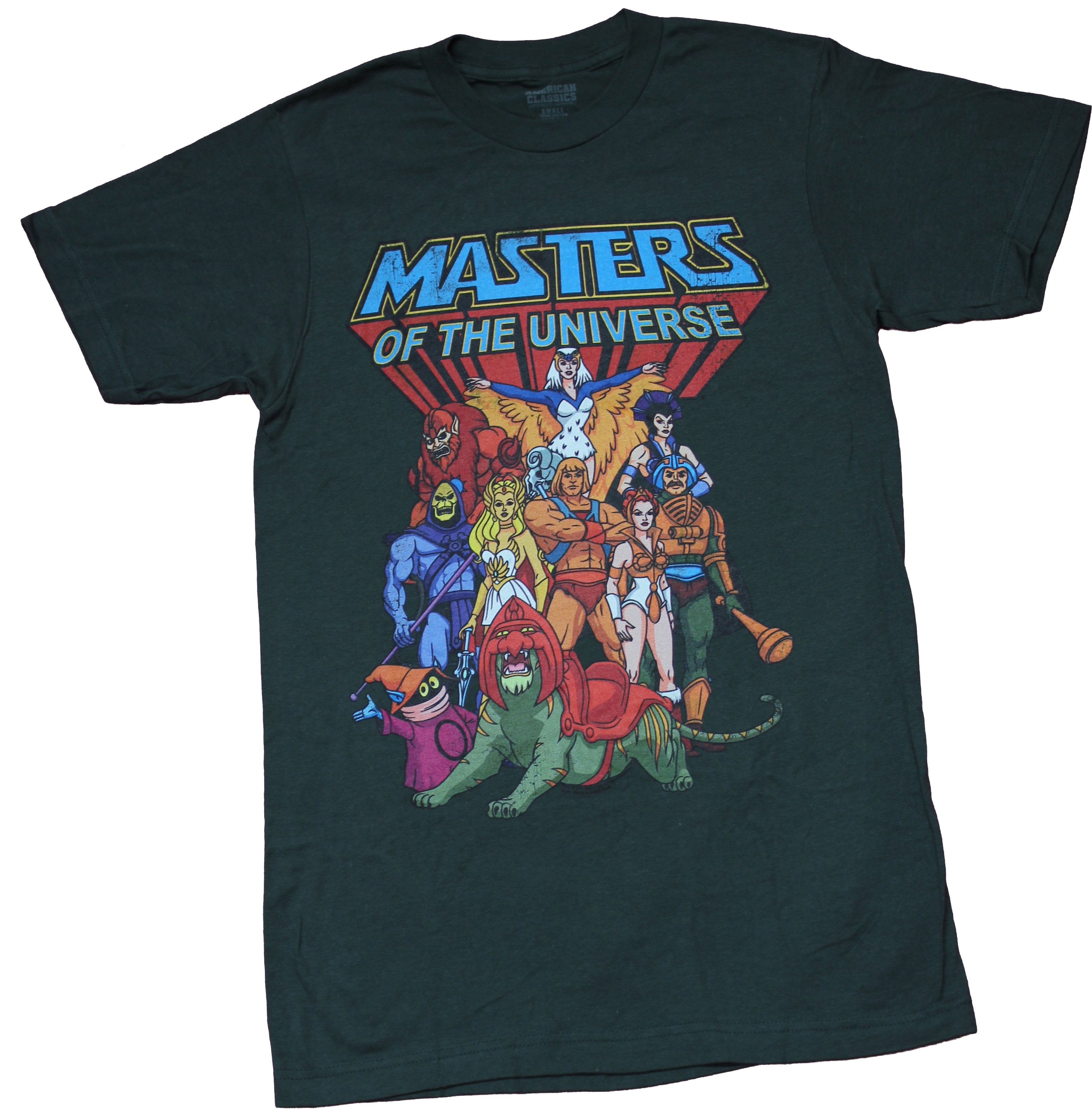 Masters of the Universe Mens T-shirt - Giant Group Under Logo Hoodie, Sweatshirt | CiraTrend.com