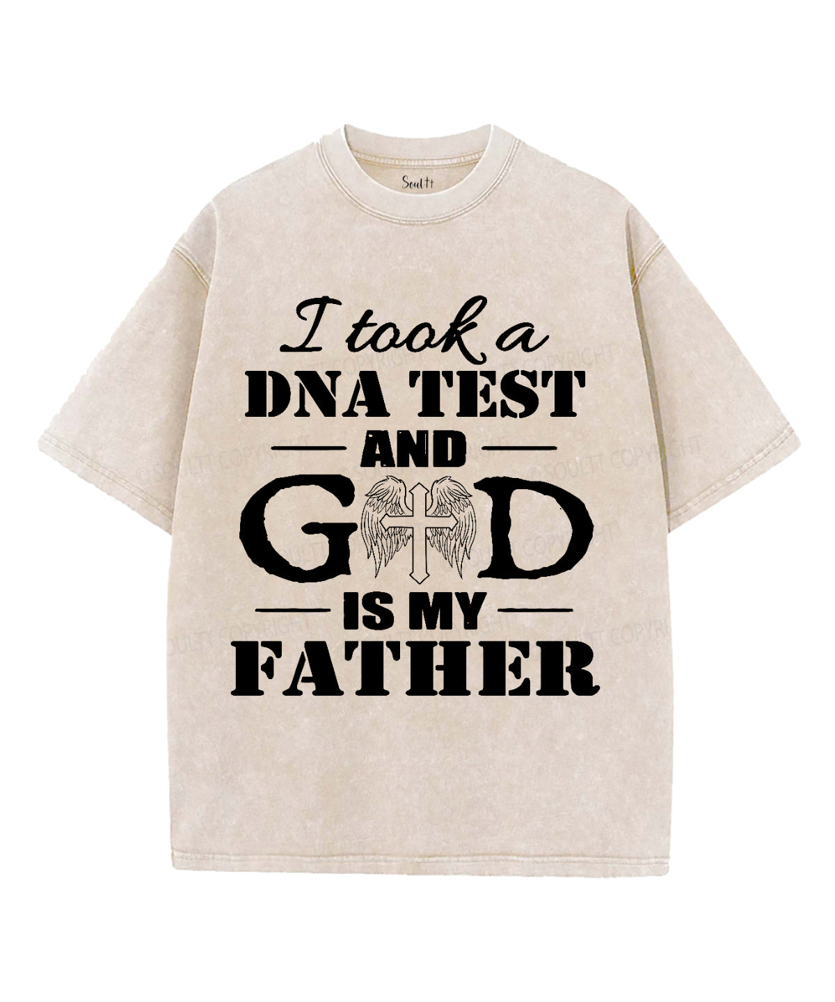 I Took A DNA Test Washed Christian T-shirt Style001 Hoodie, Sweatshirt | CiraTrend.com (Image 1)