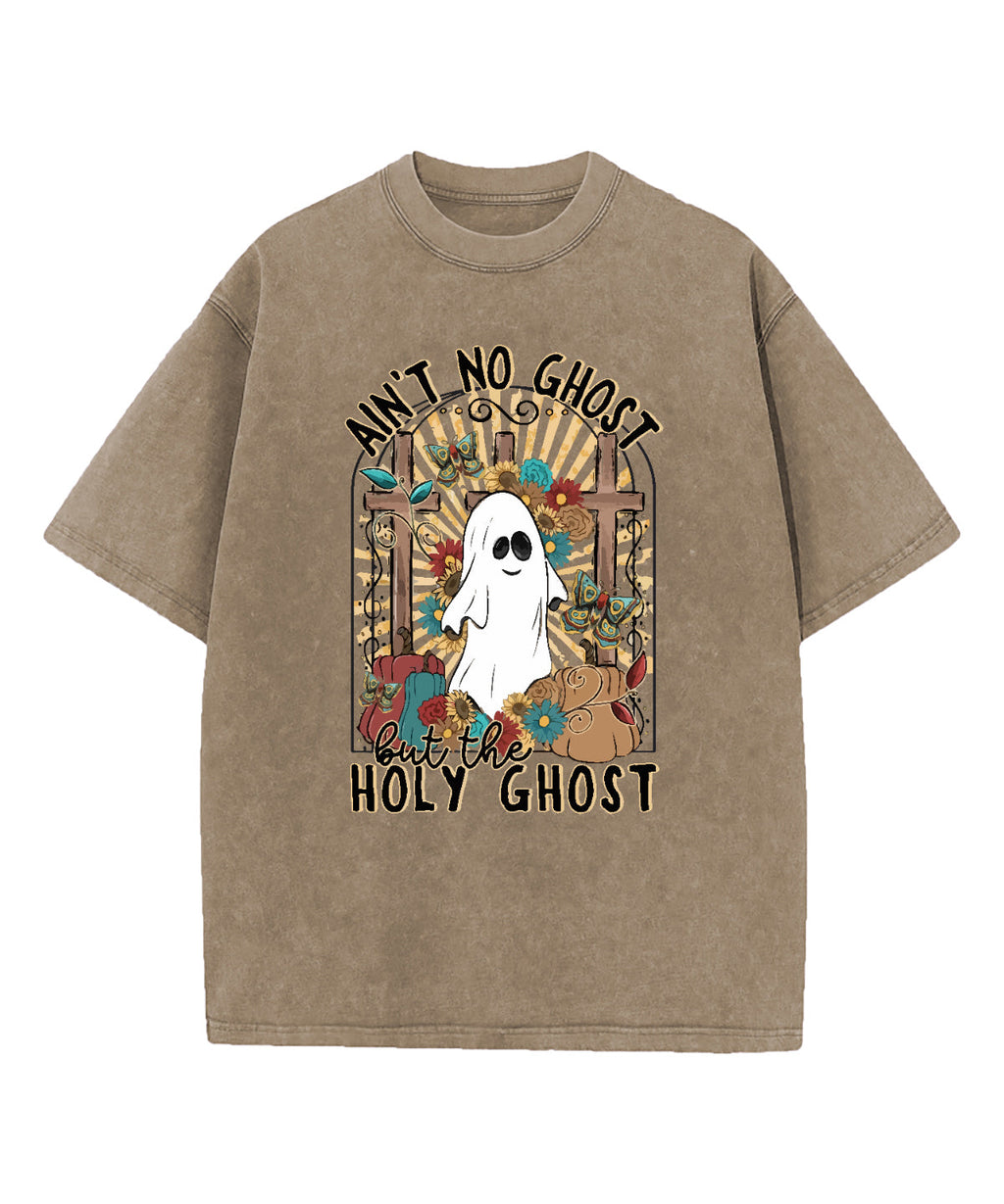 Ain't No Ghost Holy Ghost Washed Christian T-shirt Hoodie, Sweatshirt | CiraTrend.com (Image 5)