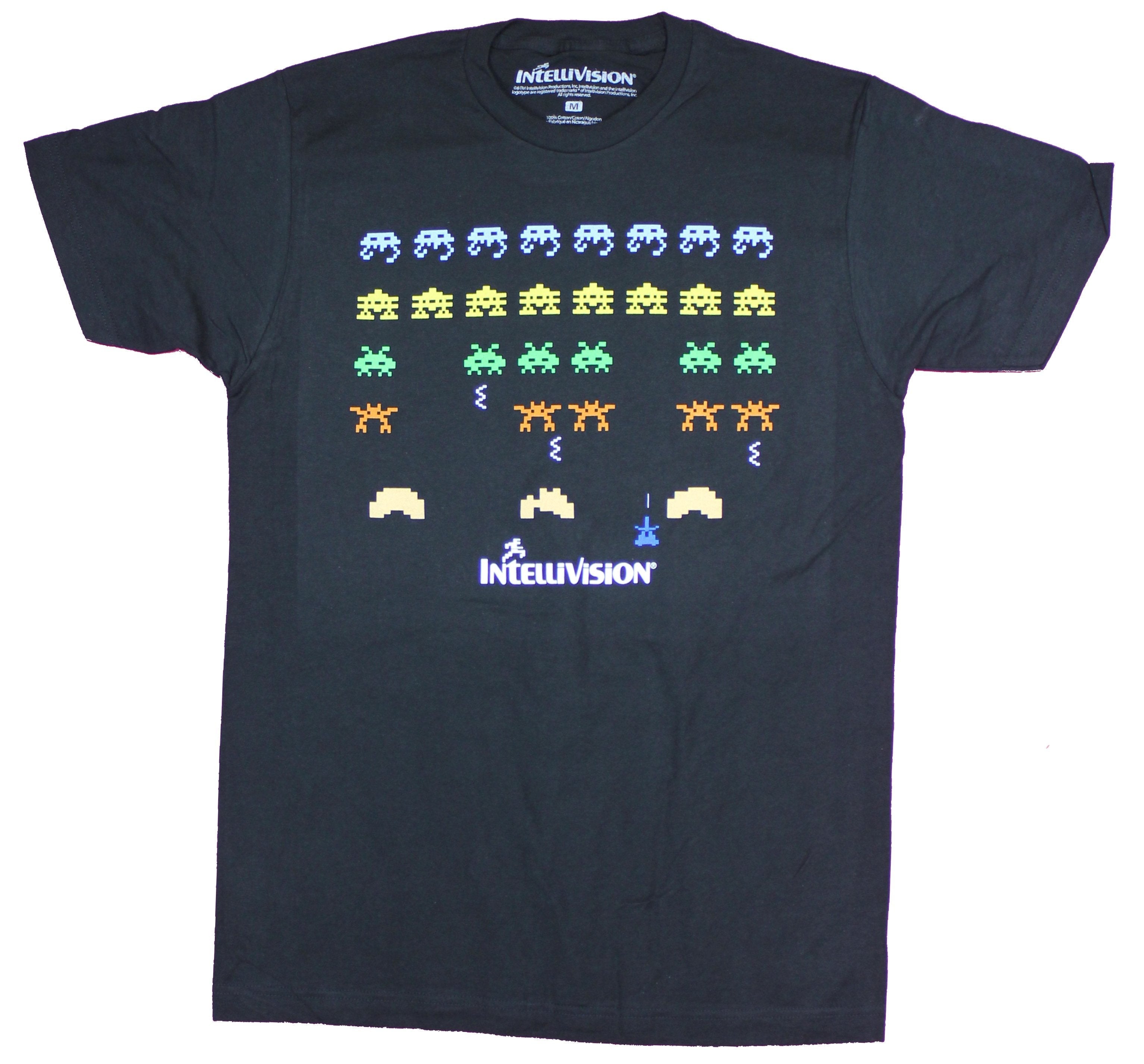 Intellivision Mens T-Shirt - Space Armada Rows of Invaders Hoodie, Sweatshirt | CiraTrend.com