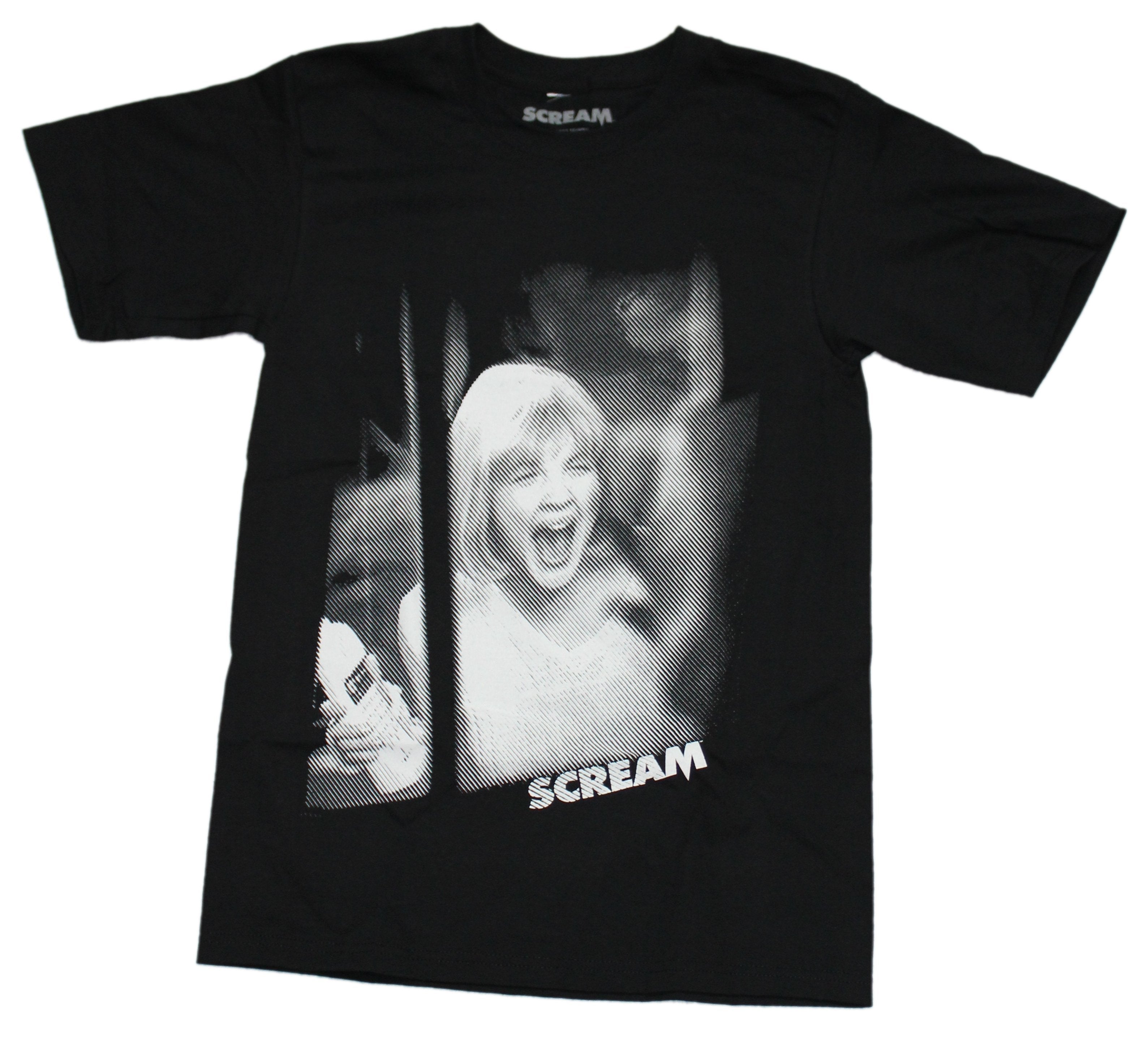 Scream Mens T-Shirt - Screaming Lined Image Hoodie, Sweatshirt | CiraTrend.com