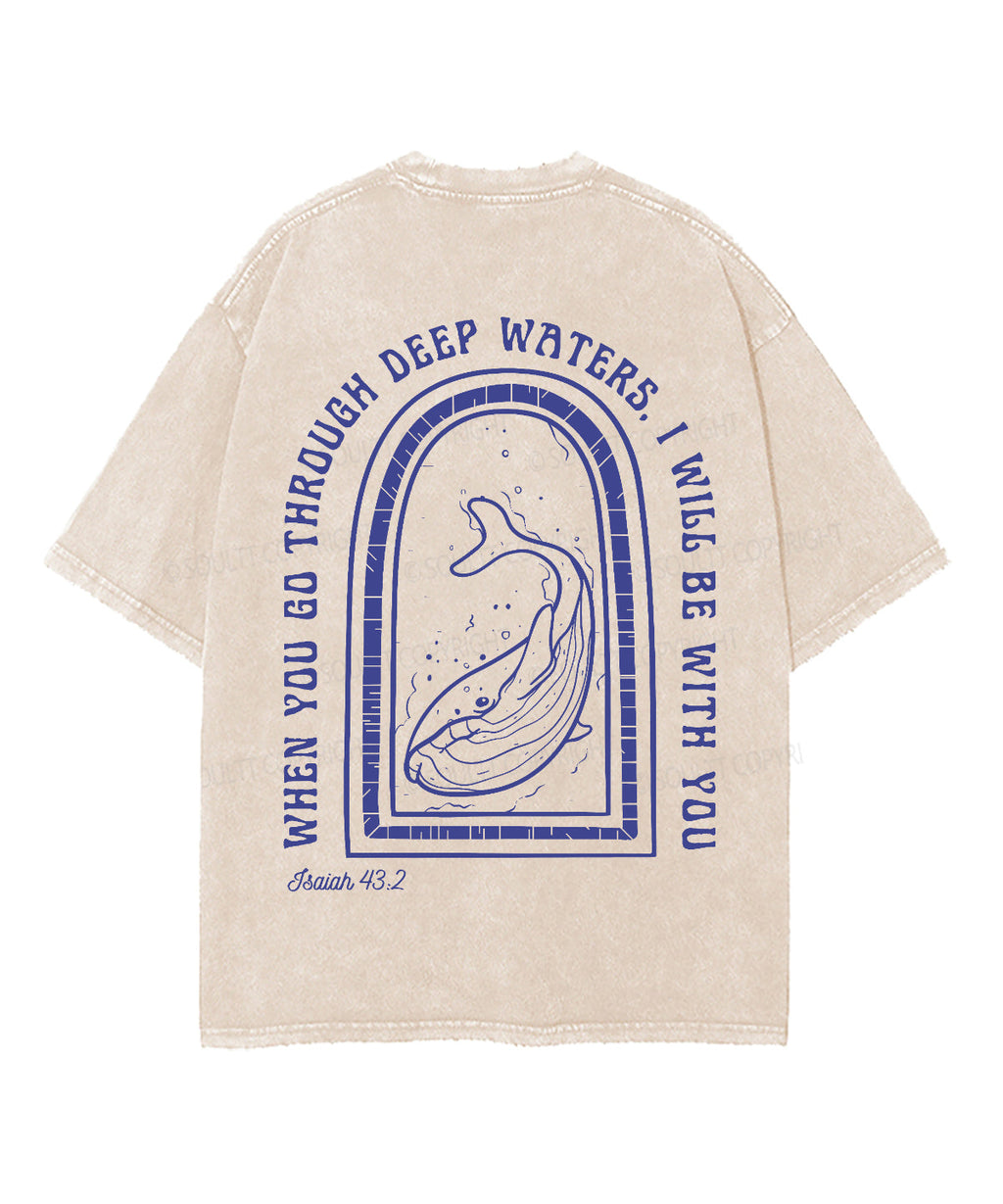 I Will Be With You Double Sided Unisex Washed Christian T-shirt Style004 Hoodie, Sweatshirt | CiraTrend.com (Image 3)