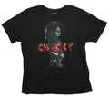 Chucky Mens T-Shirt - Looking Back Holding Knife Name Centered Shadowed Hoodie, Sweatshirt | CiraTrend.com